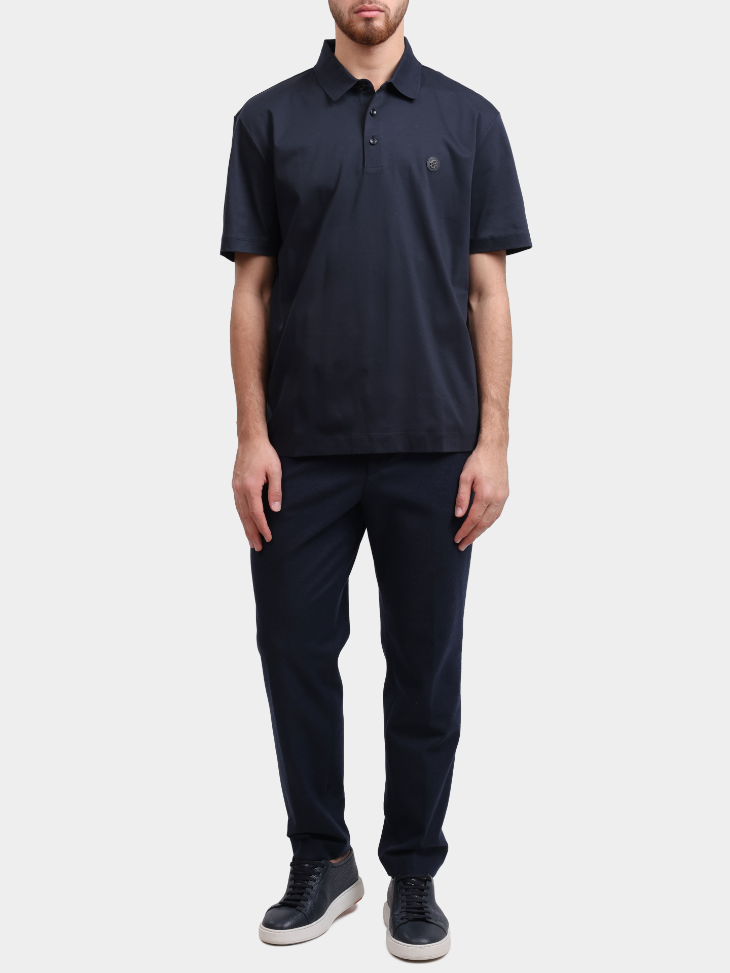 Поло Boss 50520297 406 хлопковое мужское — купить в интернет-магазине Verdistore