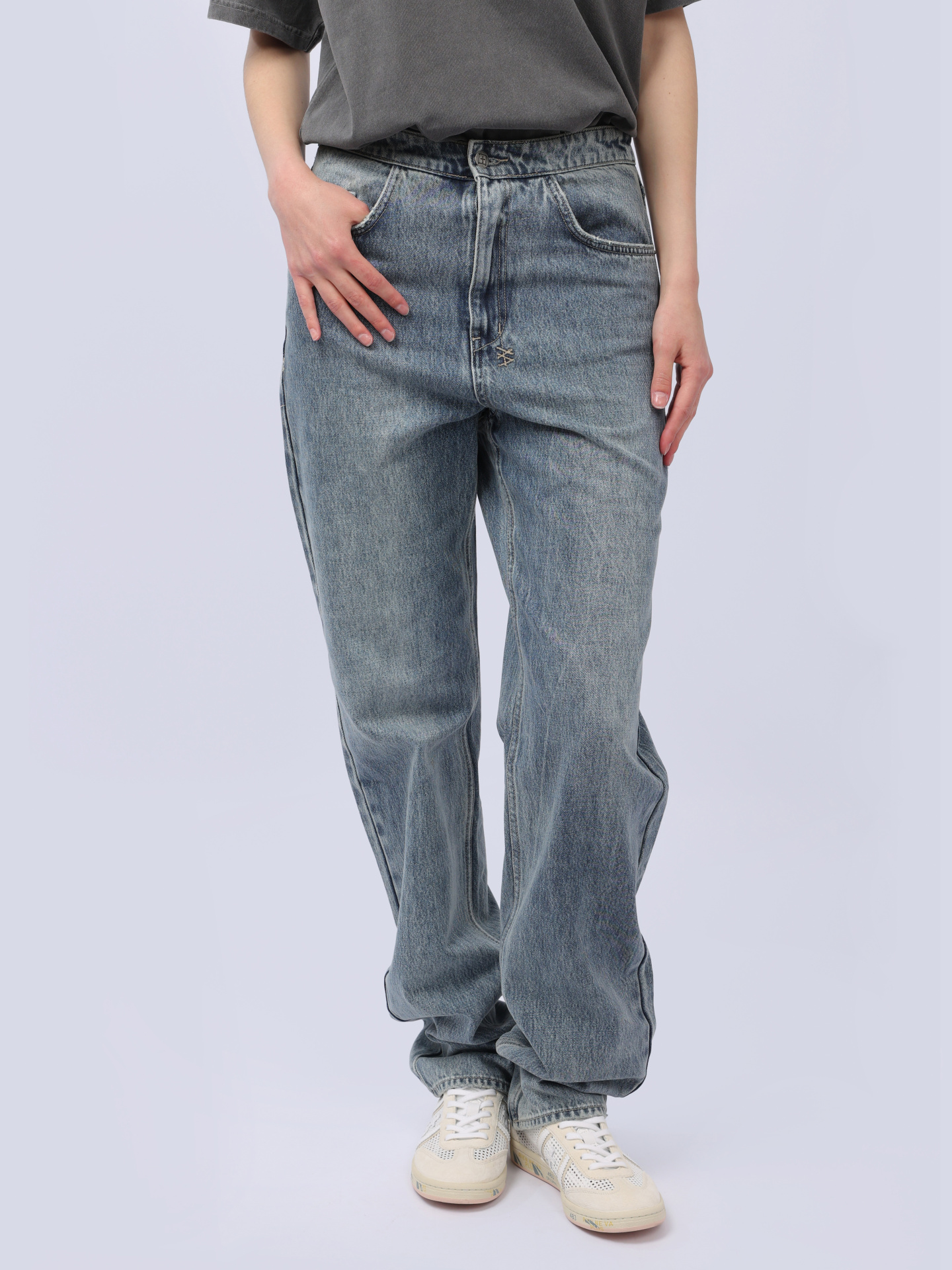 Джинсы Ksubi WSP24DJ041 голубые женские — купить в интернет-магазине Verdistore