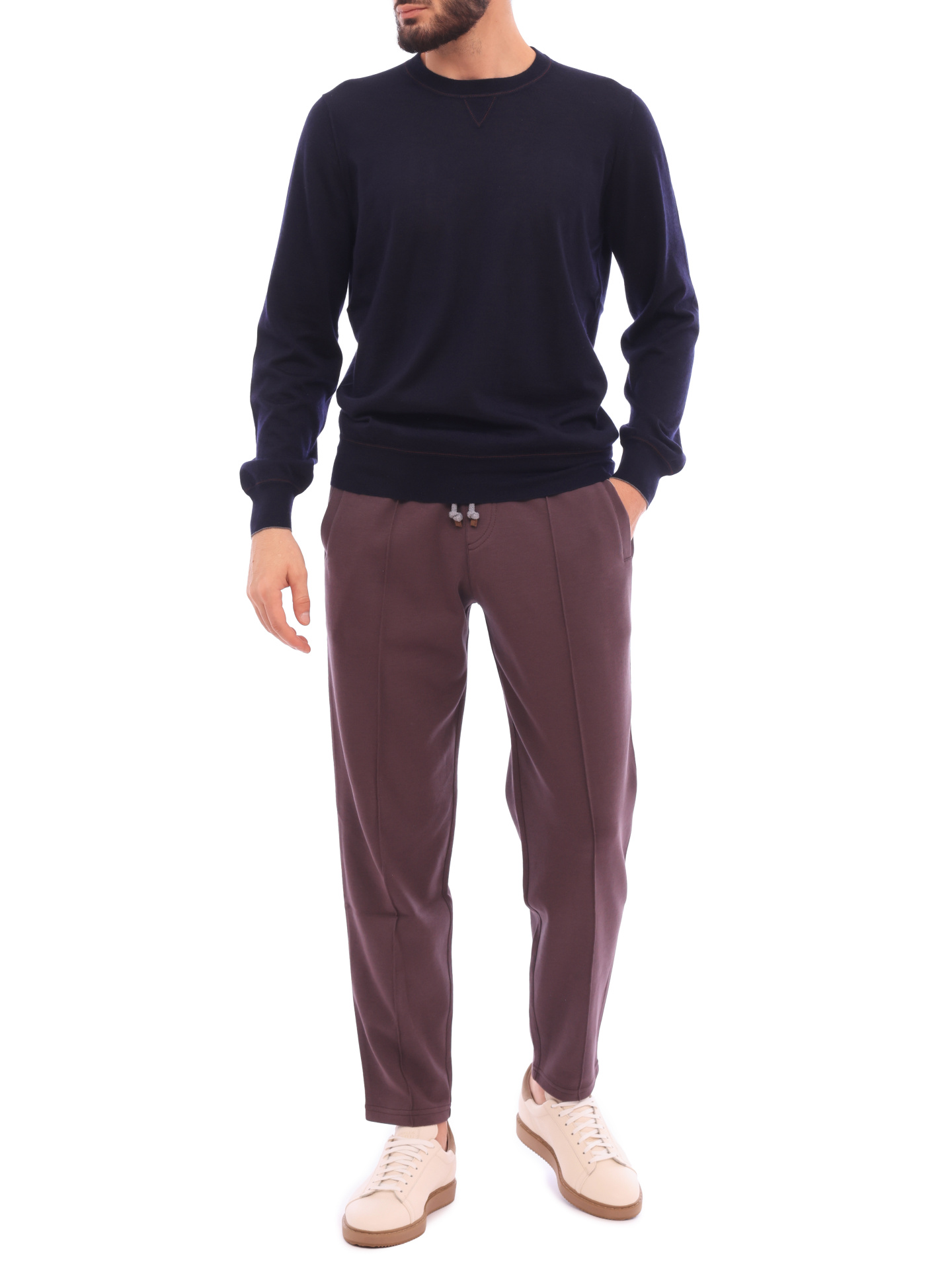 Свитер Brunello Cucinelli M2300240 CJU42 кашемировый мужской — купить в интернет-магазине Verdistore