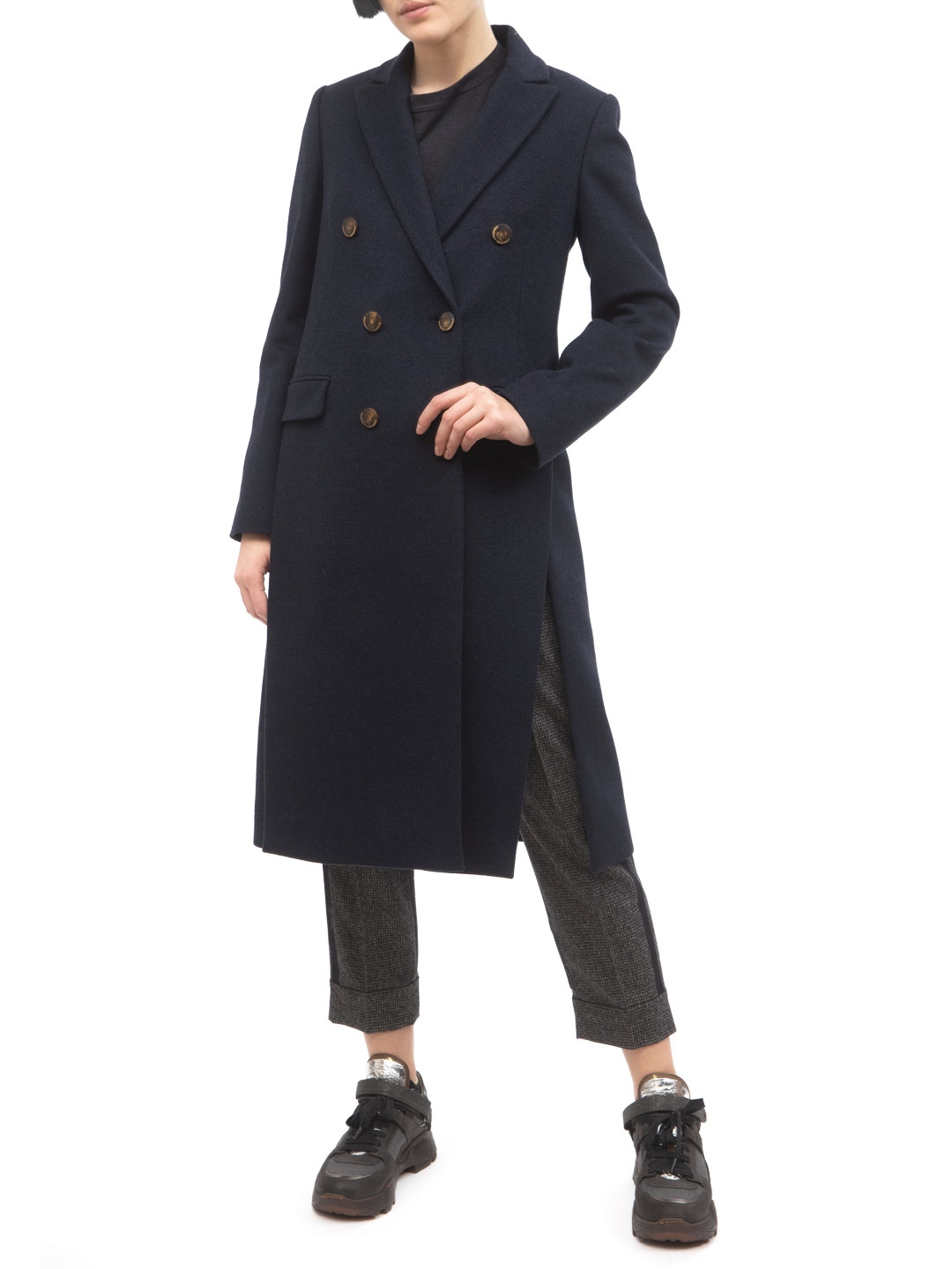 Пальто Brunello Cucinelli ME4174961 шерстяное женское — купить в интернет-магазине Verdistore