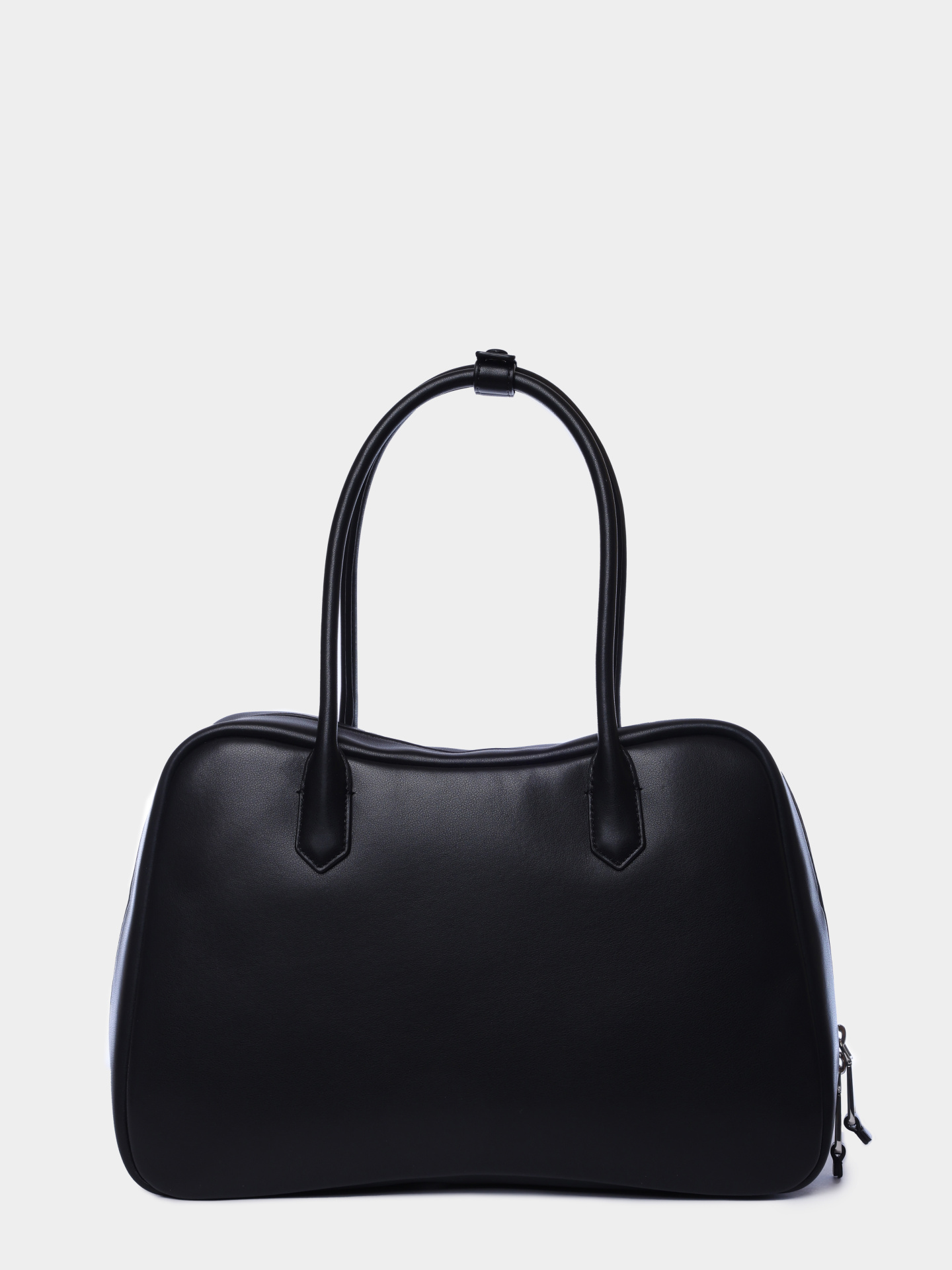 Сумка Emporio Armani EW004761 AF18673 UC001 черная женская изогнутого силуэта — купить в интернет-магазине Verdistore