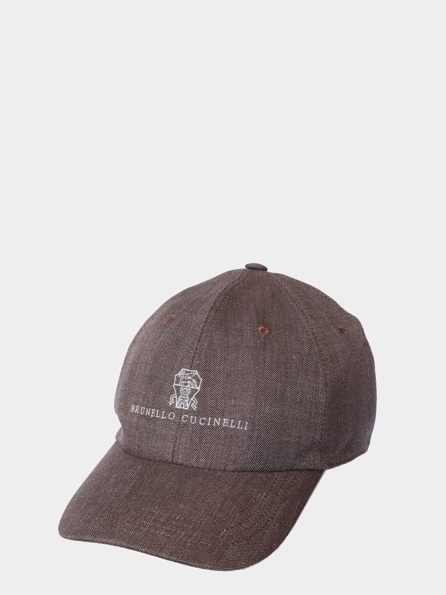 Бейсболка Brunello Cucinelli MZ4089850 CBM07 коричневая мужская — купить в интернет-магазине Verdistore