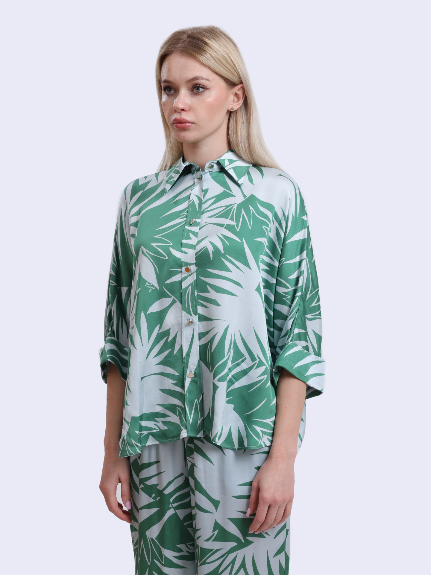 Рубашка CA5381 TS074 M9258 мульти с крупным принтом — купить в интернет-магазине Verdistore