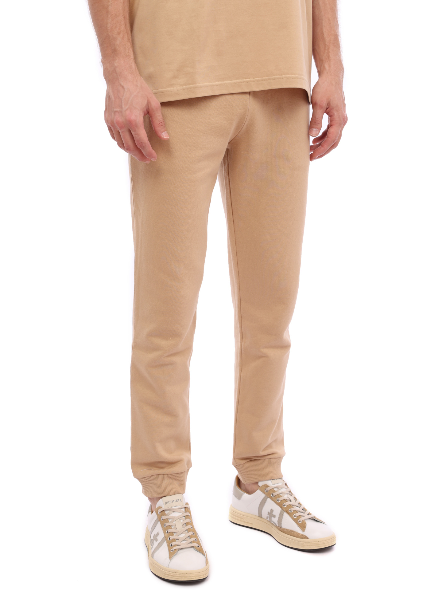 Брюки Burberry 8068465 A7405 бежевые мужские — купить в интернет-магазине Verdistore