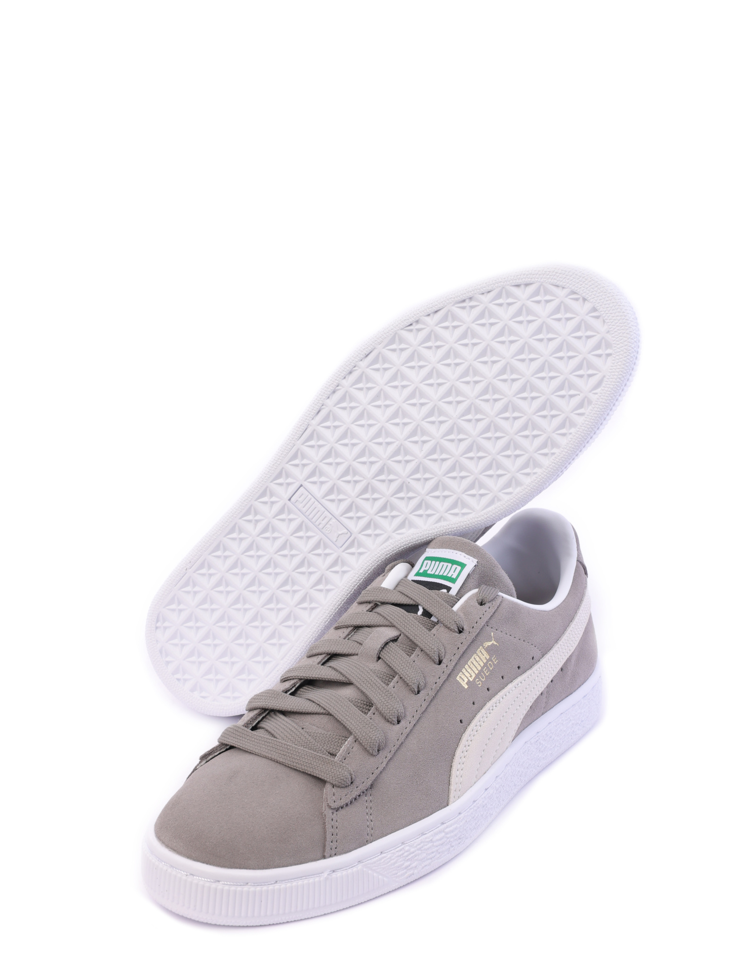 Кеды серые с бежевыми вставками по бокам — купить в интернет-магазине Verdistore