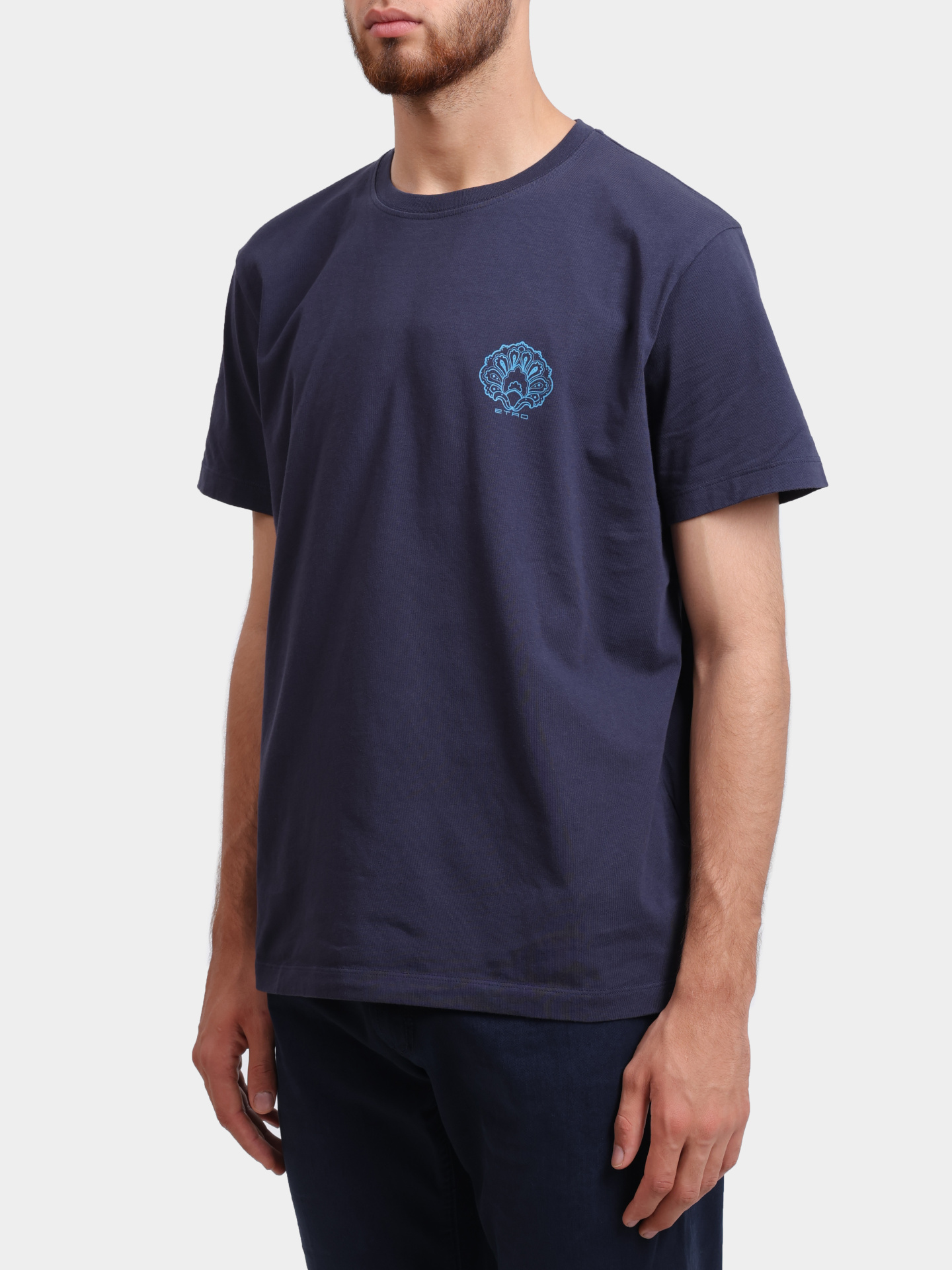 Футболка MRMA0002 AK604 B3681 синяя хопковая — купить в интернет-магазине Verdistore