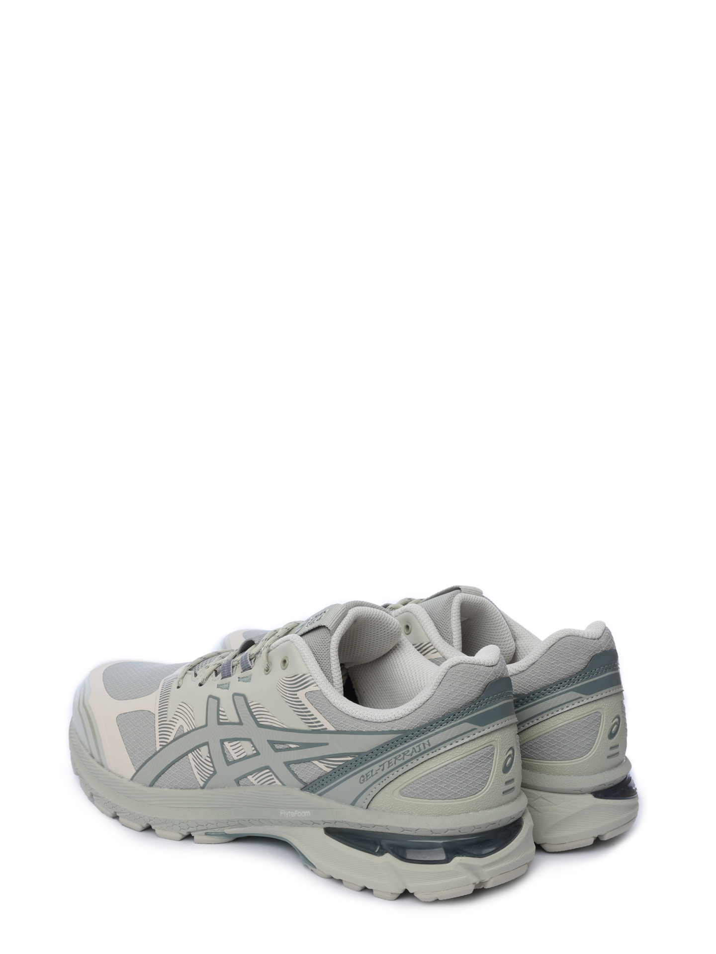 Кроссовки Asics 1203A342 020 серые мужские с зелеными вставками — купить в интернет-магазине Verdistore