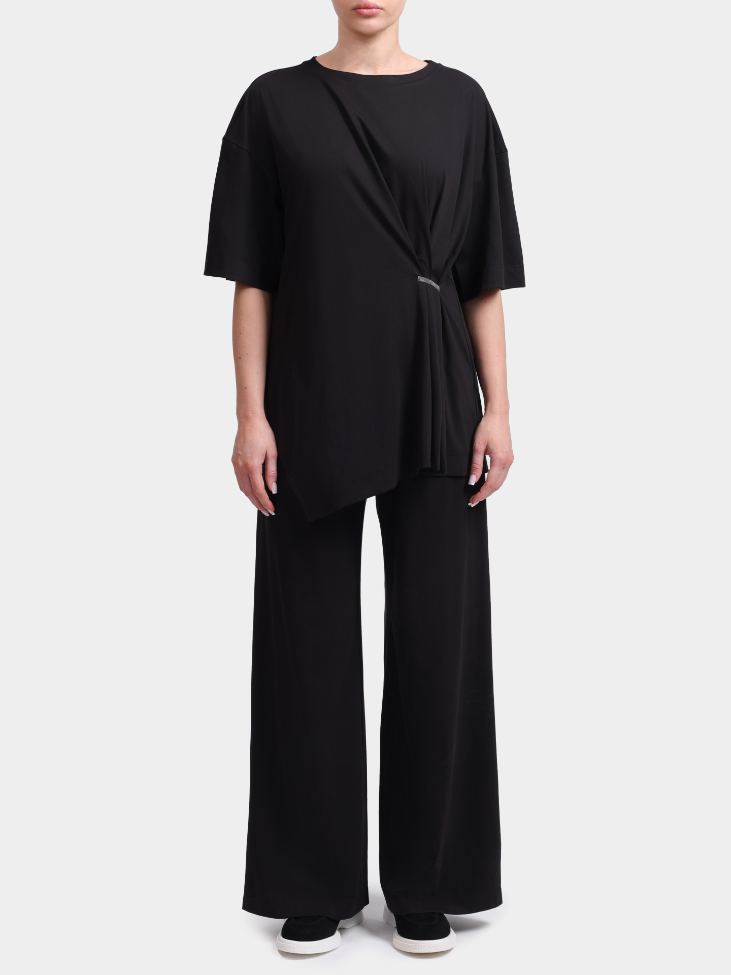 Брюки Re Vera 26-27-2438 632 черные женские — купить в интернет-магазине Verdistore