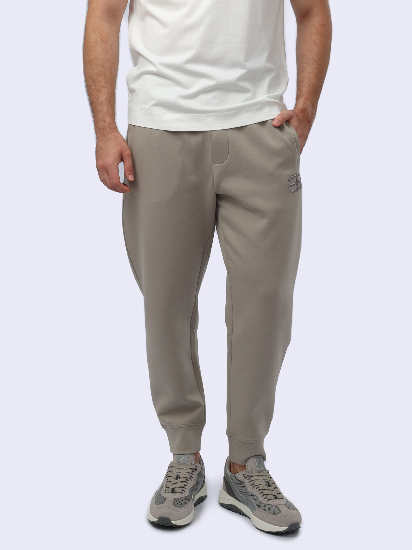 Джоггеры Emporio Armani 8N1PT0 1JHSZ 0643 бежевые мужские — купить в интернет-магазине Verdistore