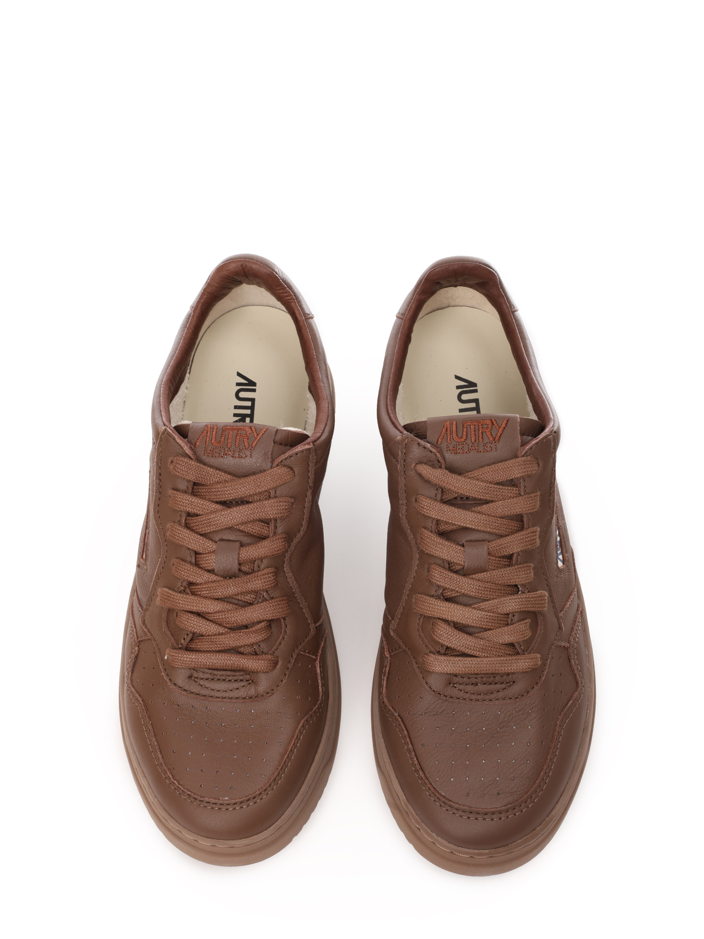 Кеды Autry AULM-SG21 коричневые мужские из кожи — купить в интернет-магазине Verdistore