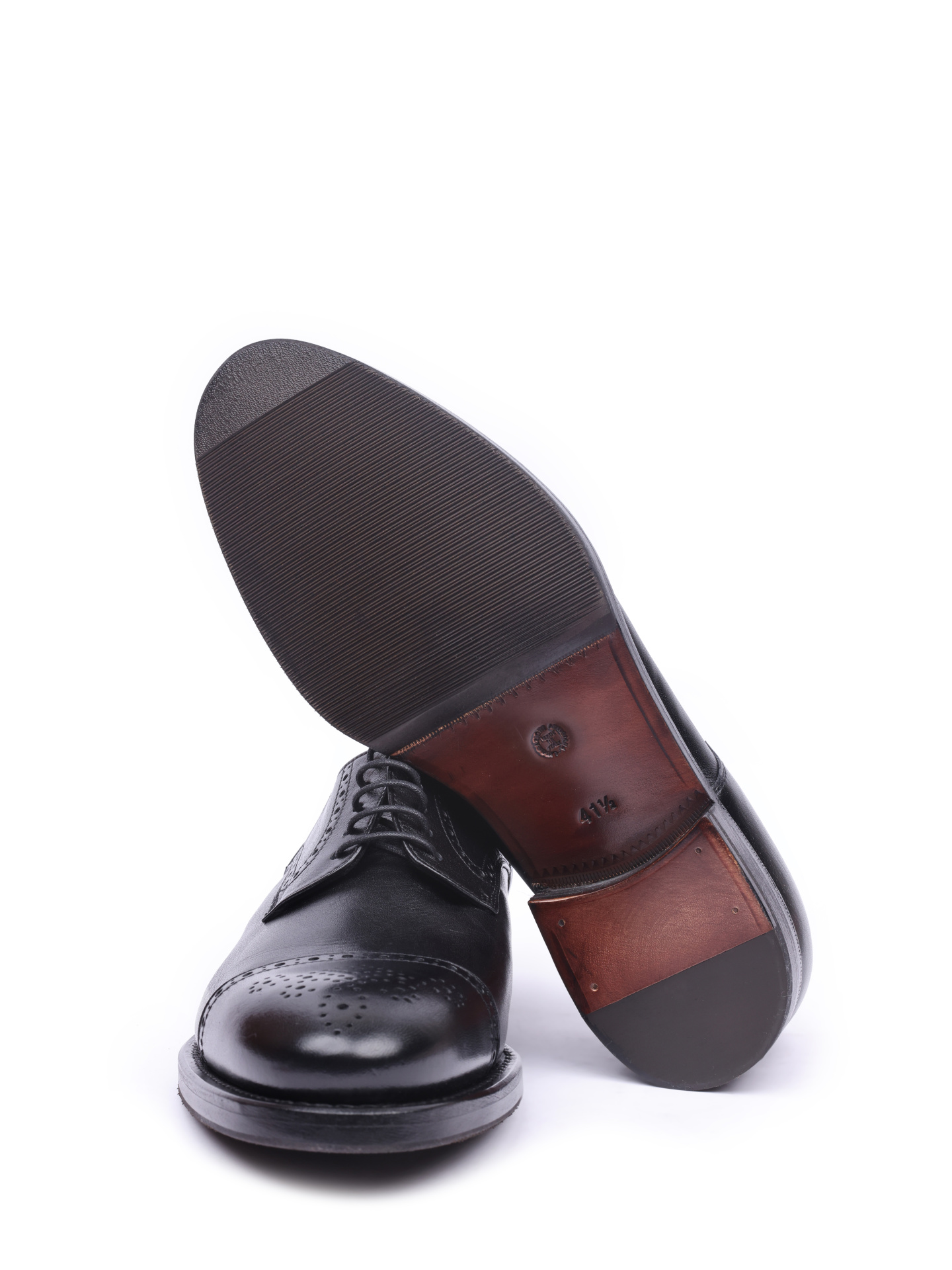 Туфли на каблуке черные из мягкой кожи — купить в интернет-магазине Verdistore