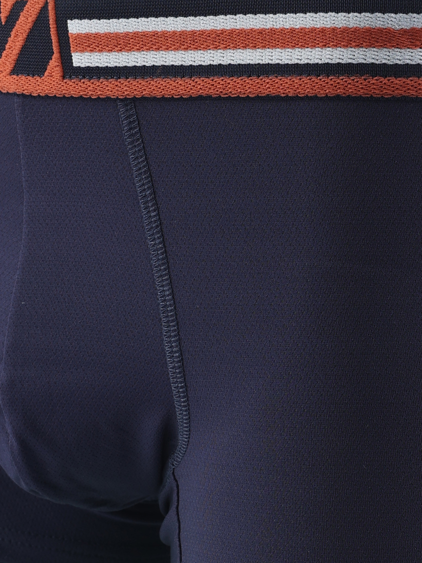 Боксеры темно-синие с контрастными полосами на поясе-резинке — купить в интернет-магазине Verdistore