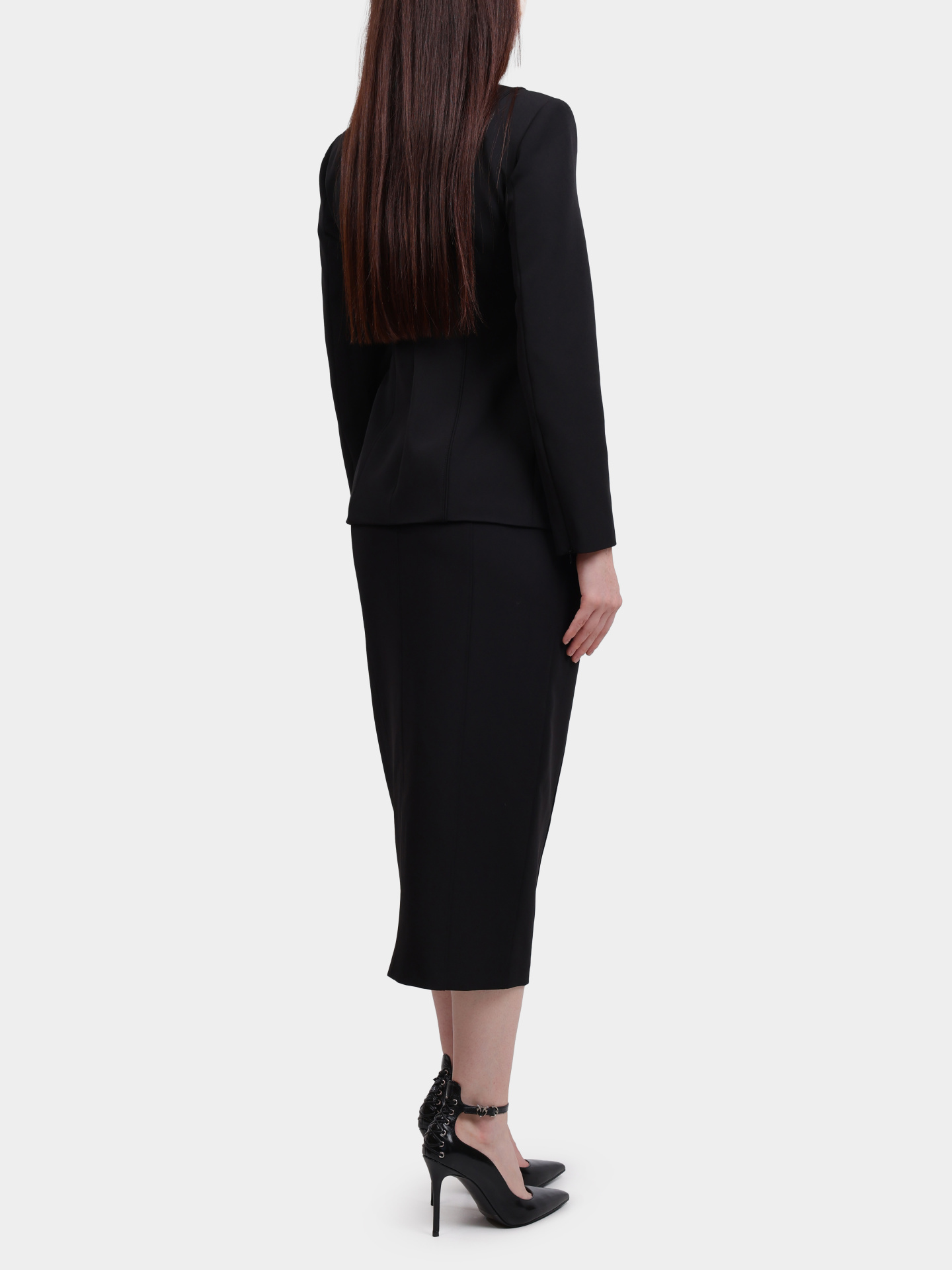 Юбка Liu-Jo CF5025 T2200 22222 черная женская на молнии — купить в интернет-магазине Verdistore