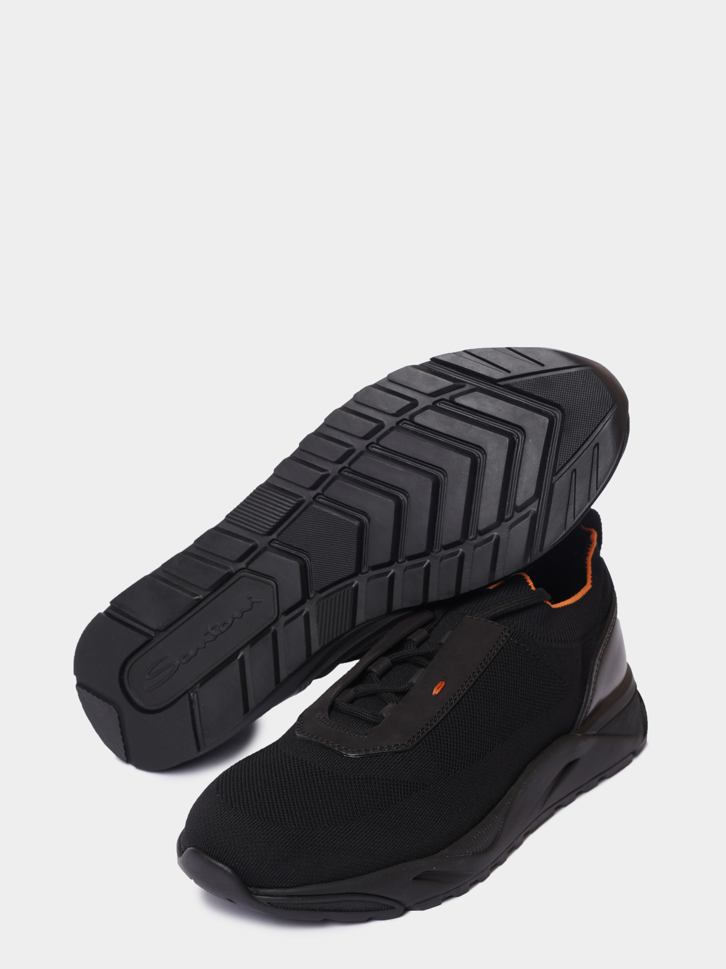 Кроссовки Santoni MBIG21601NERNHODN01 комбинированные мужские — купить в интернет-магазине Verdistore