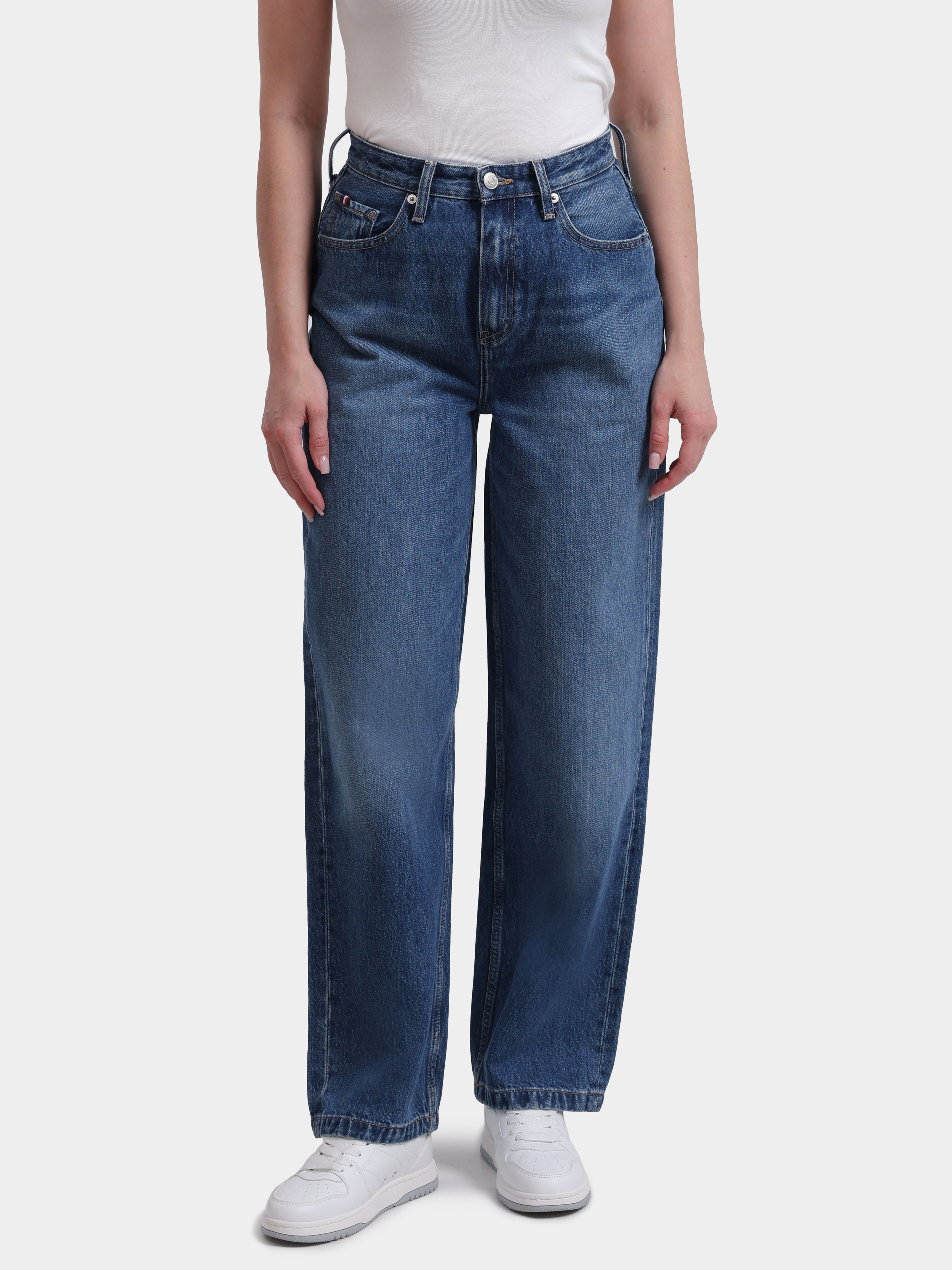 Джинсы Tommy Hilfiger WW0WW4219130 1A4 синие женские — купить в интернет-магазине Verdistore