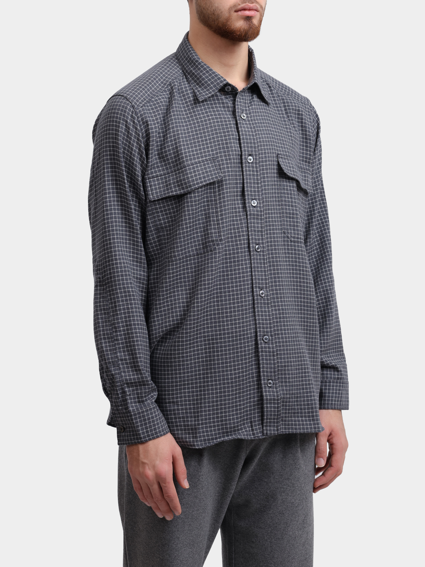 Рубашка AABART AAC1967 930CK мужская с принтом в клетку — купить в интернет-магазине Verdistore