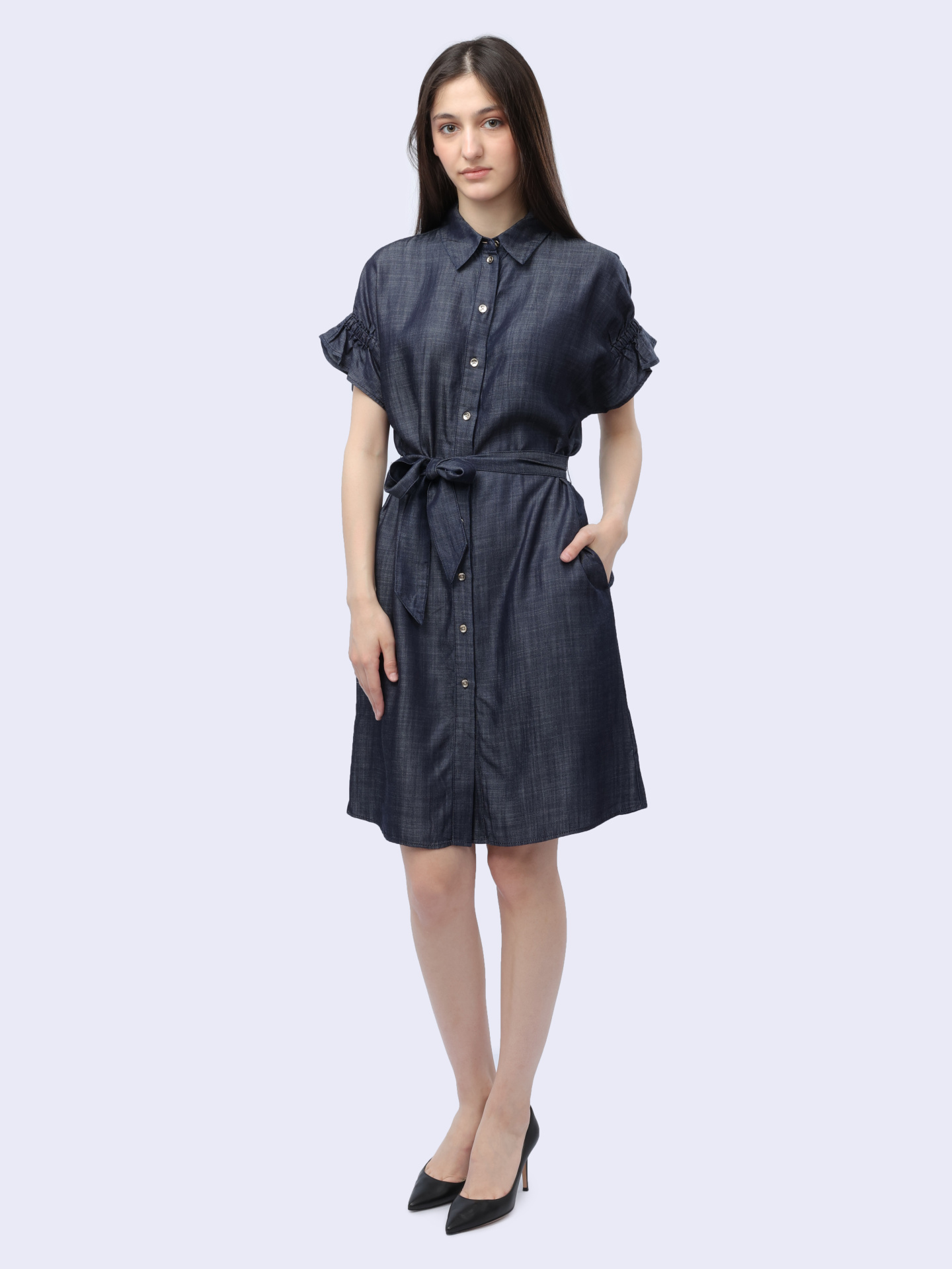 Платье Armani Exchange 3DYA64 Y15PZ 1500 женское из денима — купить в интернет-магазине Verdistore