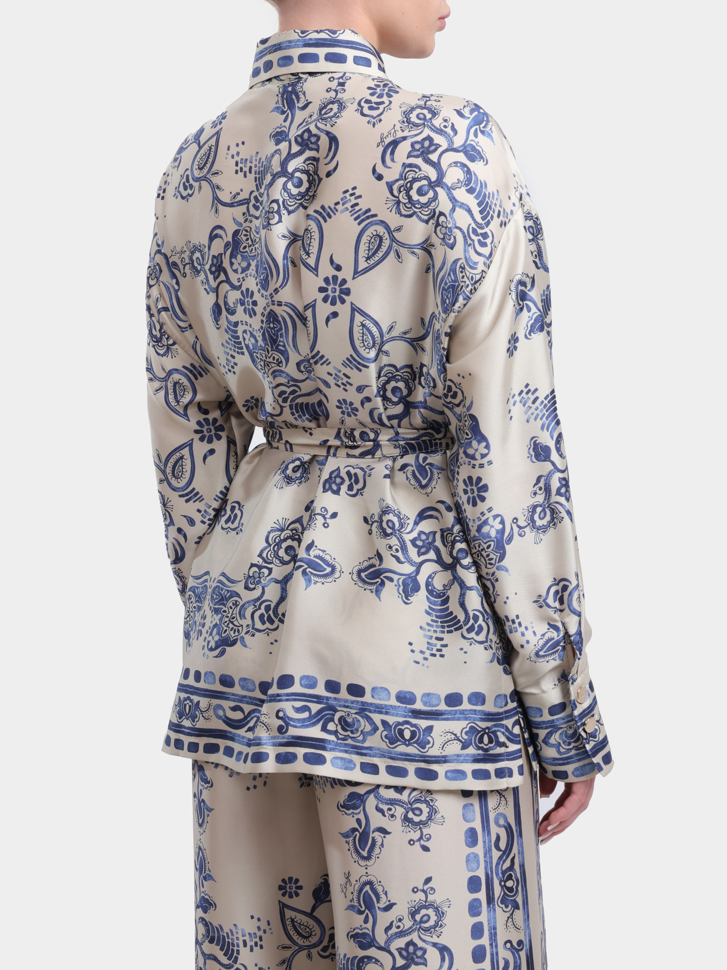 Блуза Liu-Jo BLACK LABEL CA6229 TS555 P9652 женская с цветочным принтом — купить в интернет-магазине Verdistore