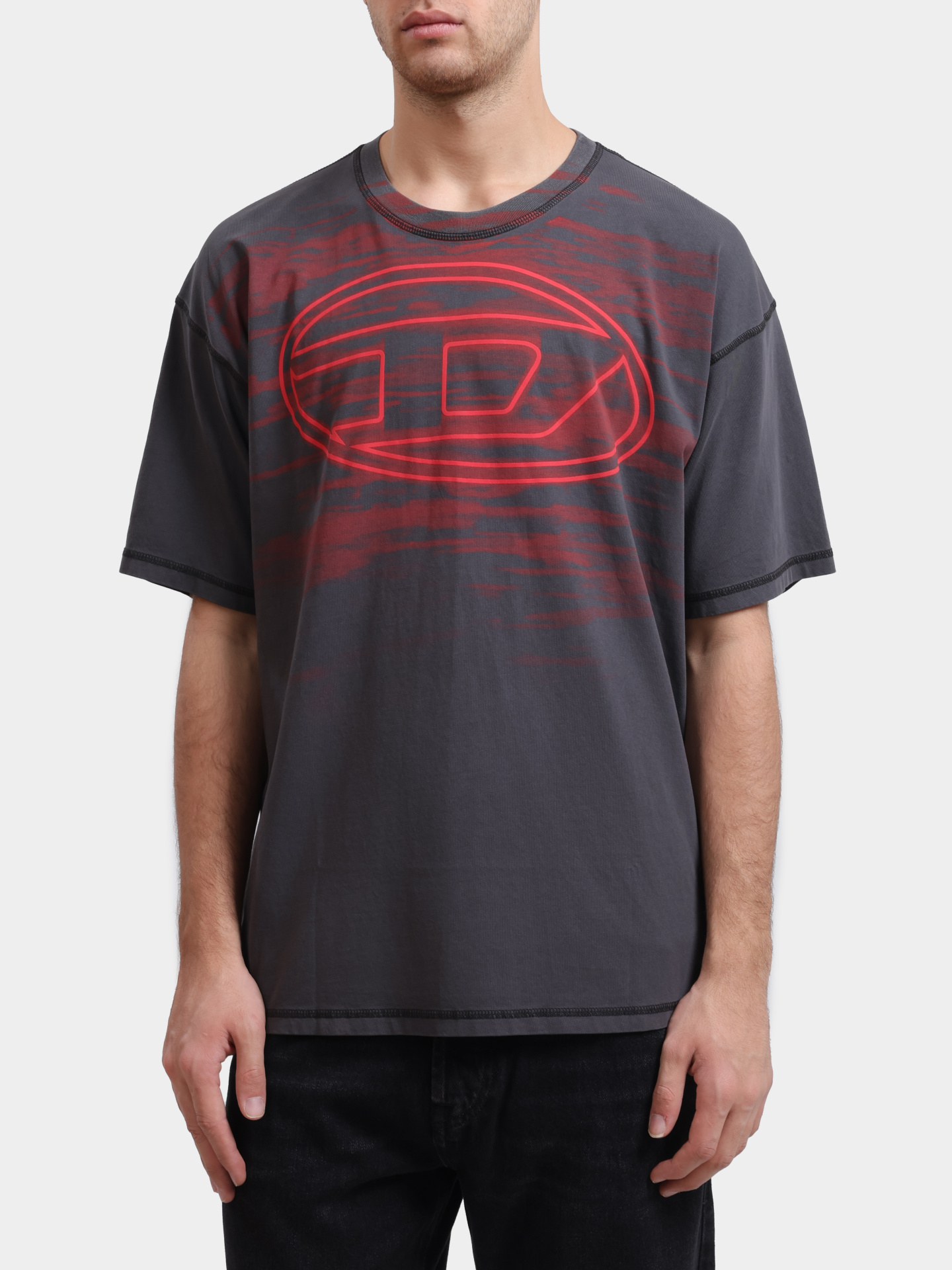 Футболка Diesel A186530AGCA9AW хлопковая мужская — купить в интернет-магазине Verdistore