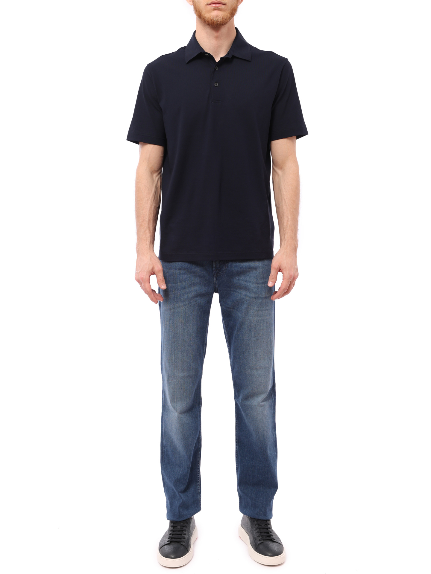 Джинсы 7 For All Mankind JSMNA230BD синие мужские свободного кроя — купить в интернет-магазине Verdistore