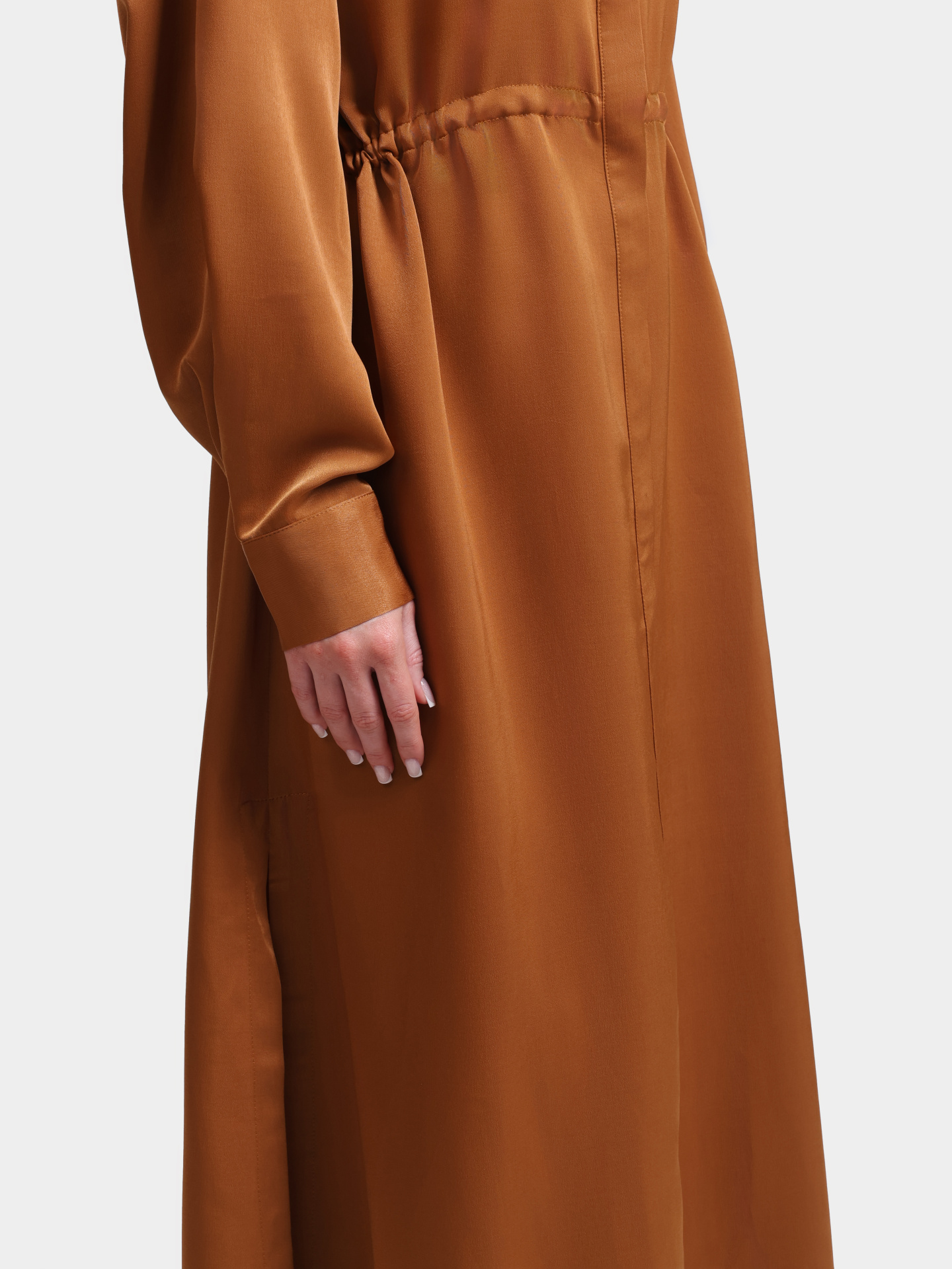 Платье Re Vera 26-23-2385 596 коричневое женское с разрезами — купить в интернет-магазине Verdistore