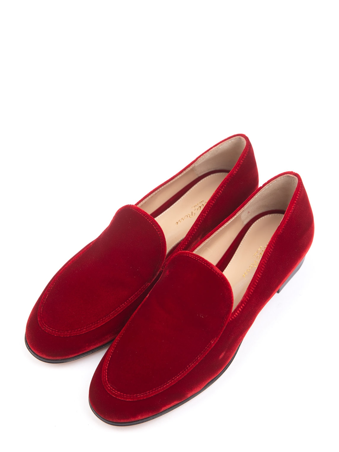 Лоферы Gianvito Rossi G20722 бархатные женские — купить в интернет-магазине Verdistore