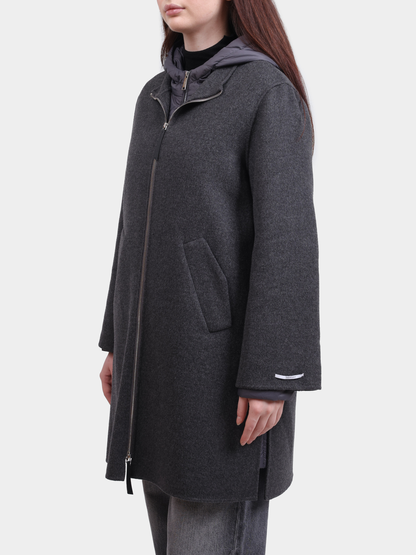 Пальто MARELLA MORIANA 004 серое женское — купить в интернет-магазине Verdistore