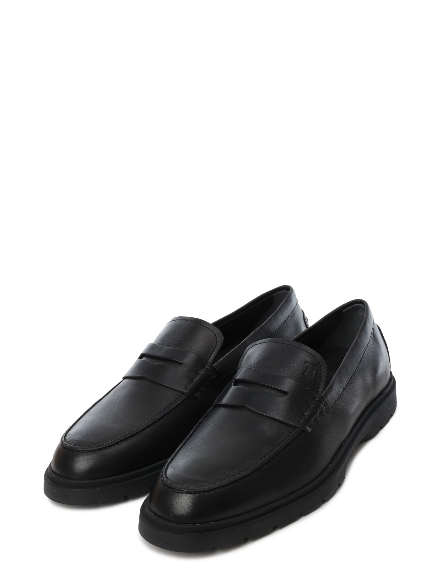 Лоферы из гладкой черной кожи  — купить в интернет-магазине Verdistore