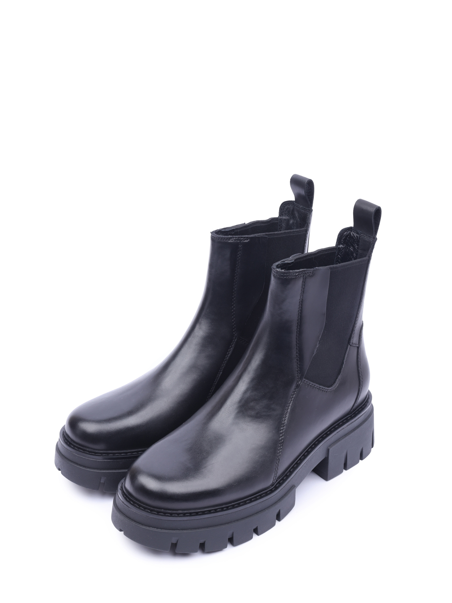 Ботинки ASH LINKS 001 черные женские из кожи — купить в интернет-магазине Verdistore