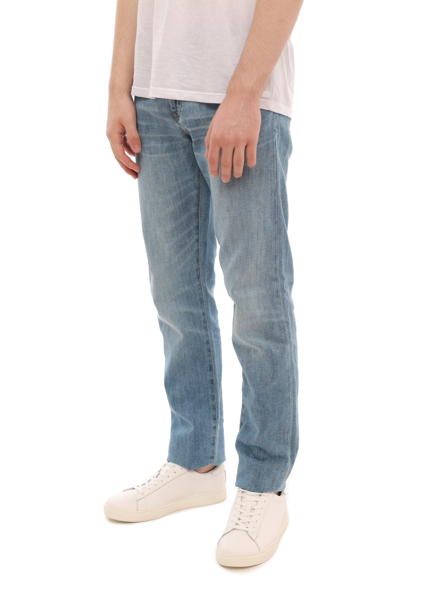 Джинсы Armani Exchange 3LZJ16 Z1FCZ 1500 светло-синие мужские — купить в интернет-магазине Verdistore