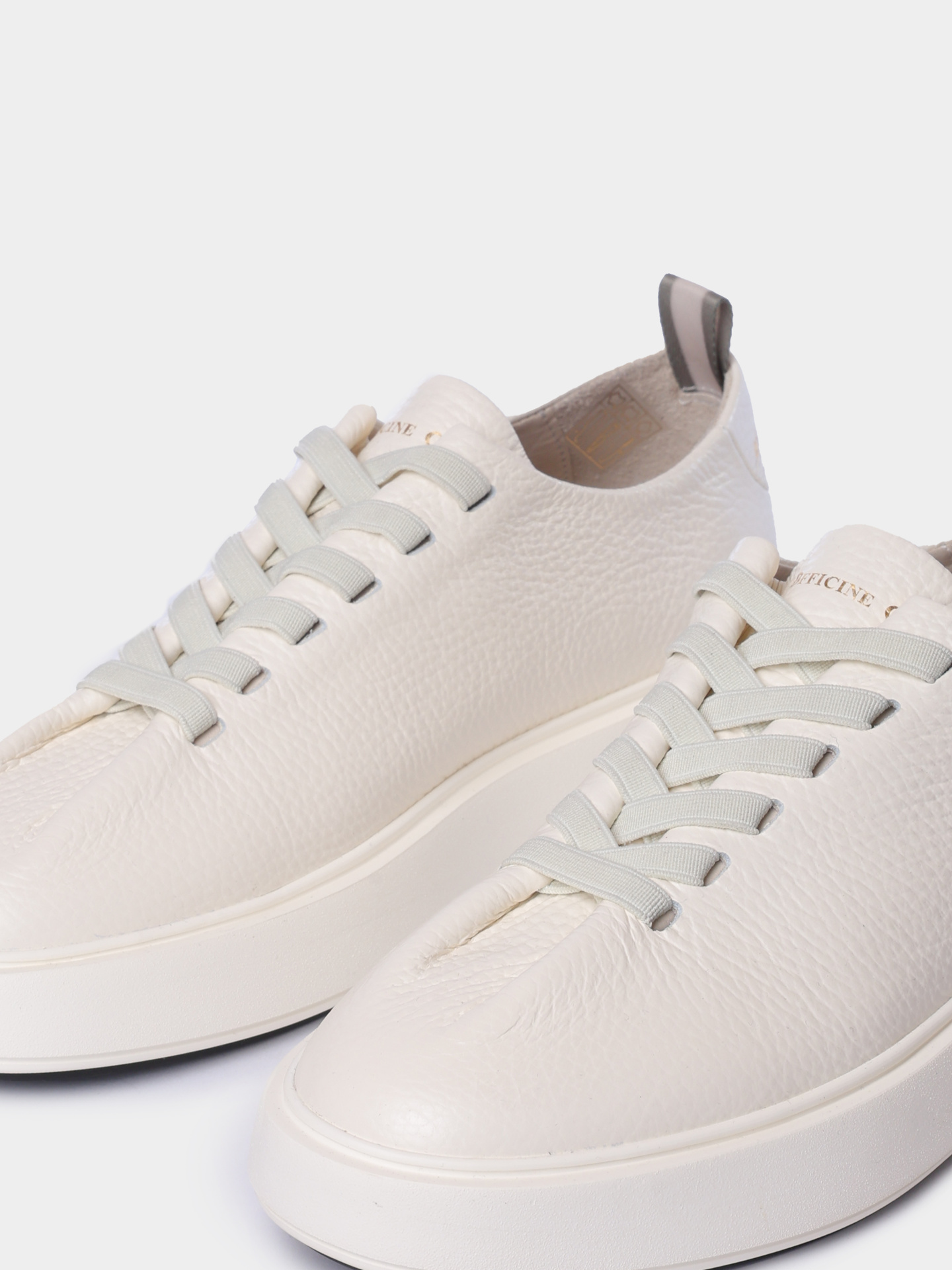 Кеды Officine Creative OCDUMA0101ADRI19000 белые женские на шнуровке — купить в интернет-магазине Verdistore