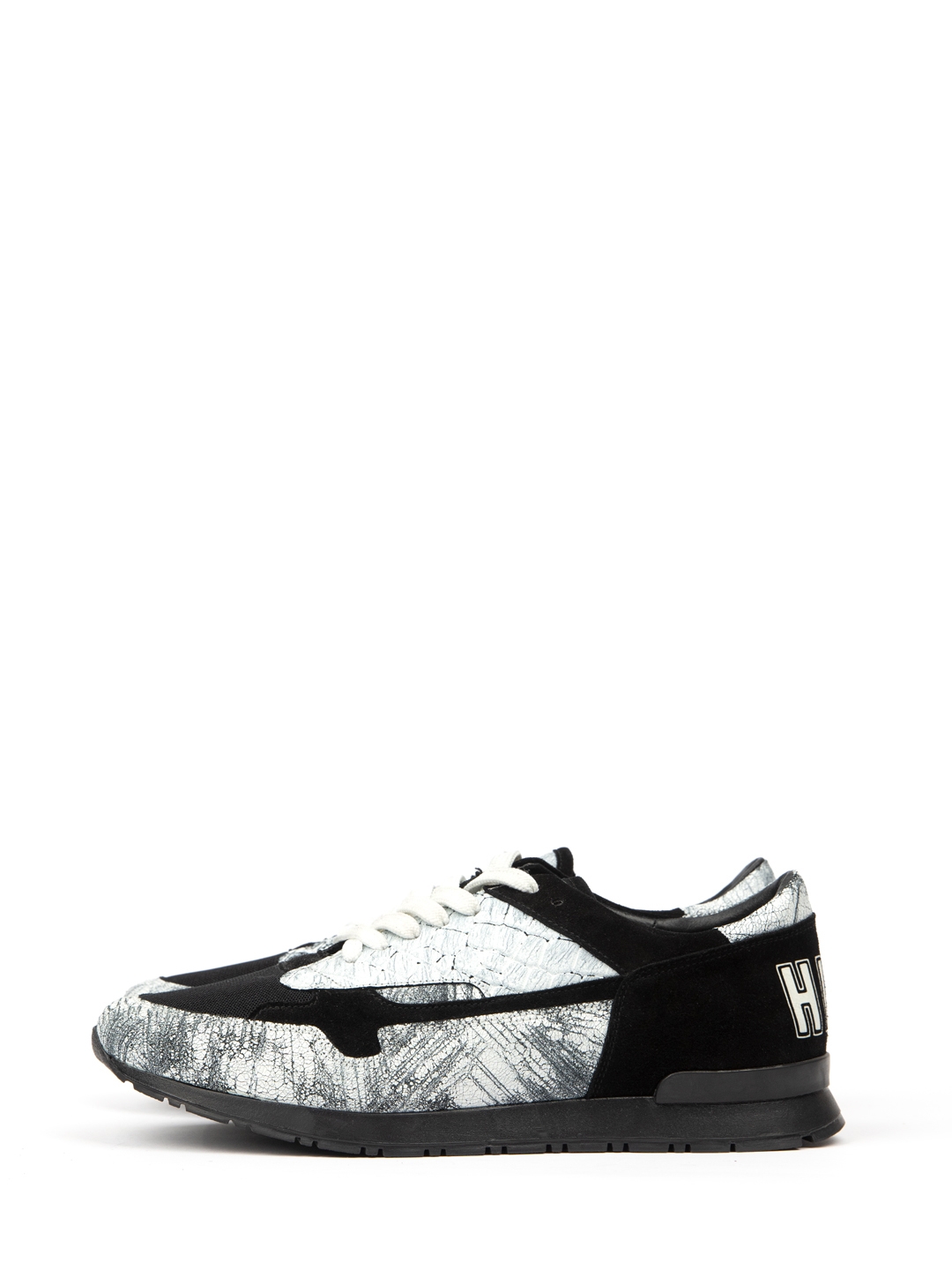 Кроссовки черные с принтом на боковых вставках — купить в интернет-магазине Verdistore