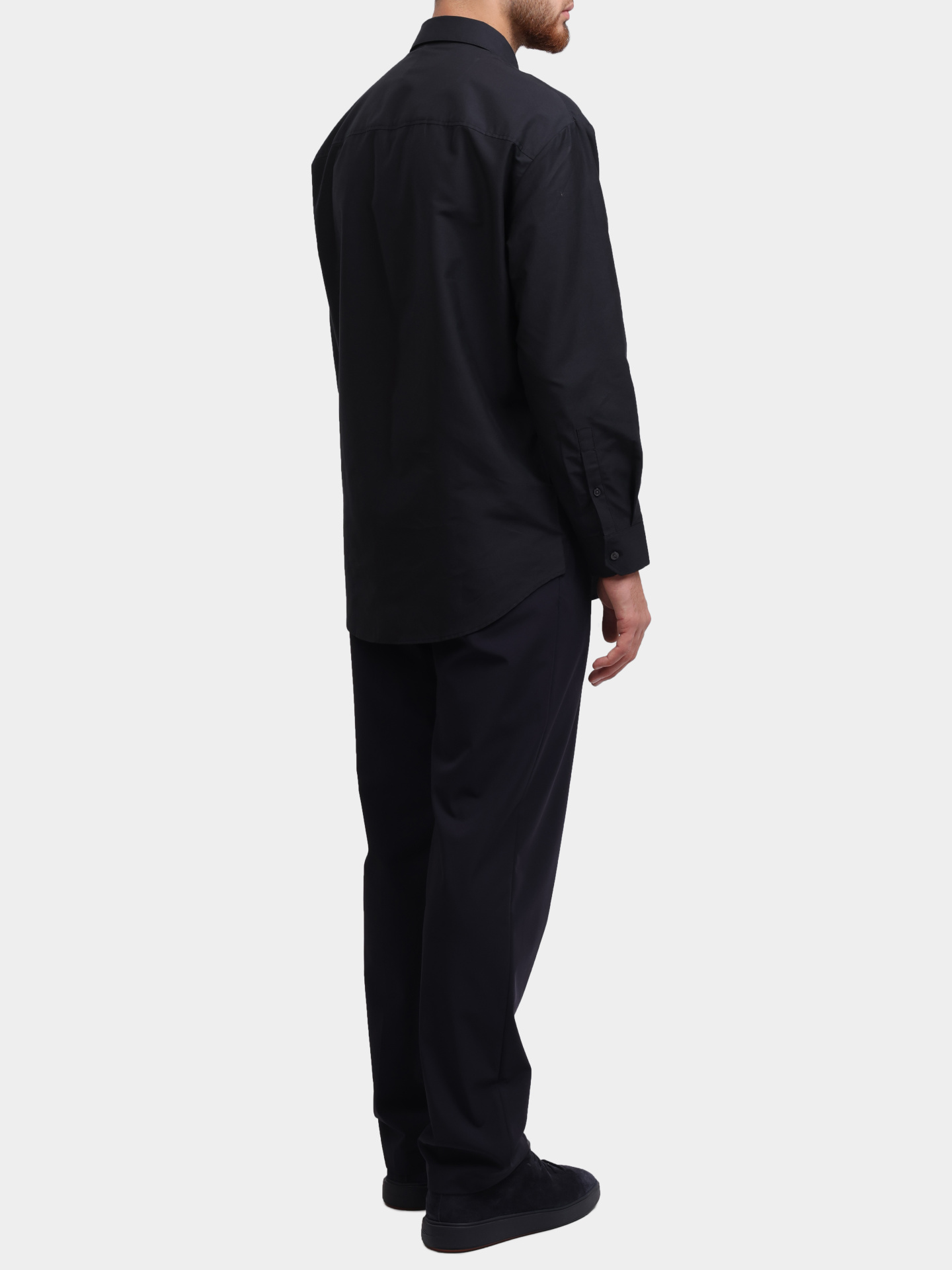 Брюки Emporio Armani EM001505 AF10047 UB118 темно-синие мужские — купить в интернет-магазине Verdistore