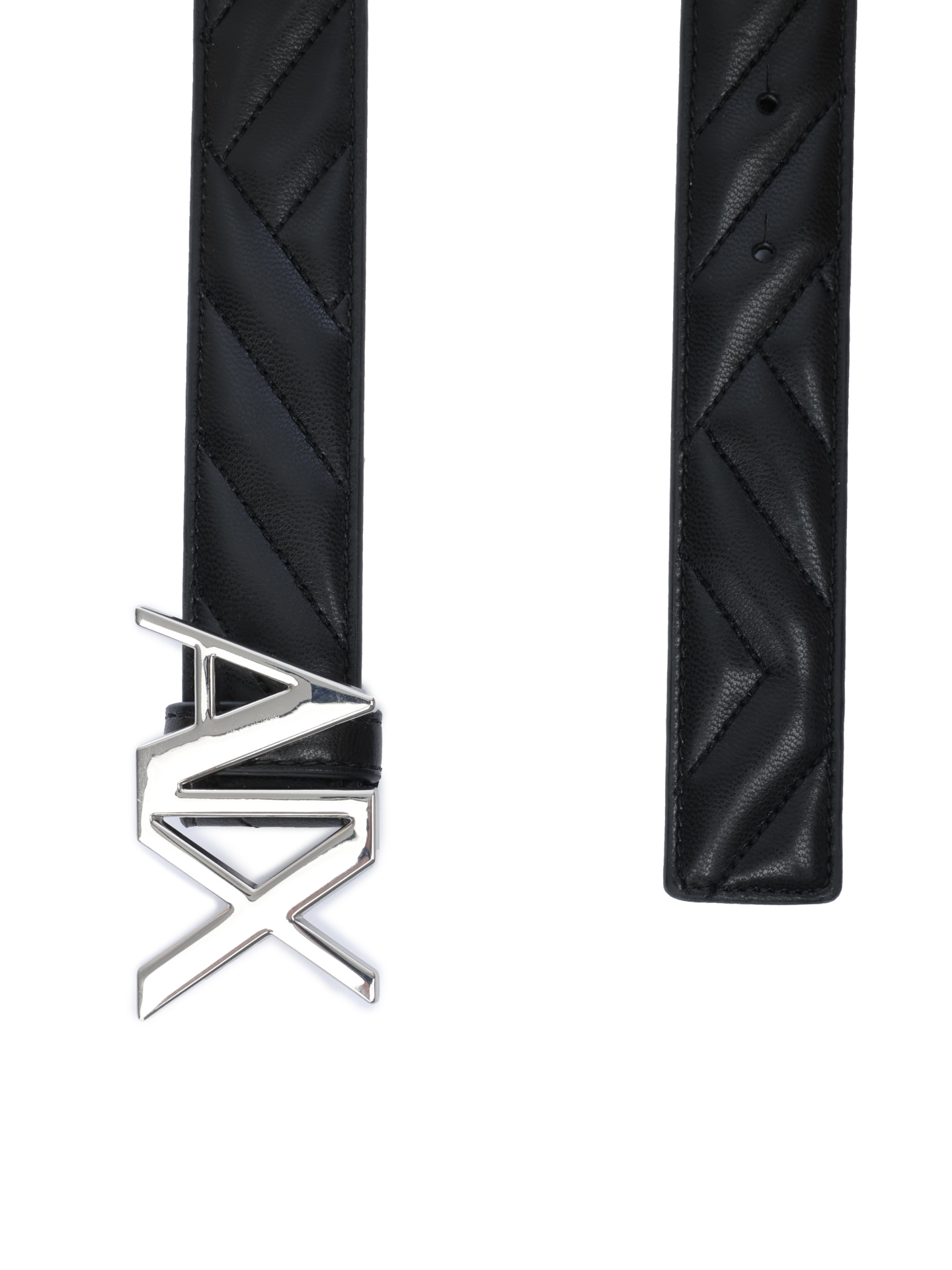 Ремень Armani Exchange 941134 4R742 00020 черный женский стеганый — купить в интернет-магазине Verdistore