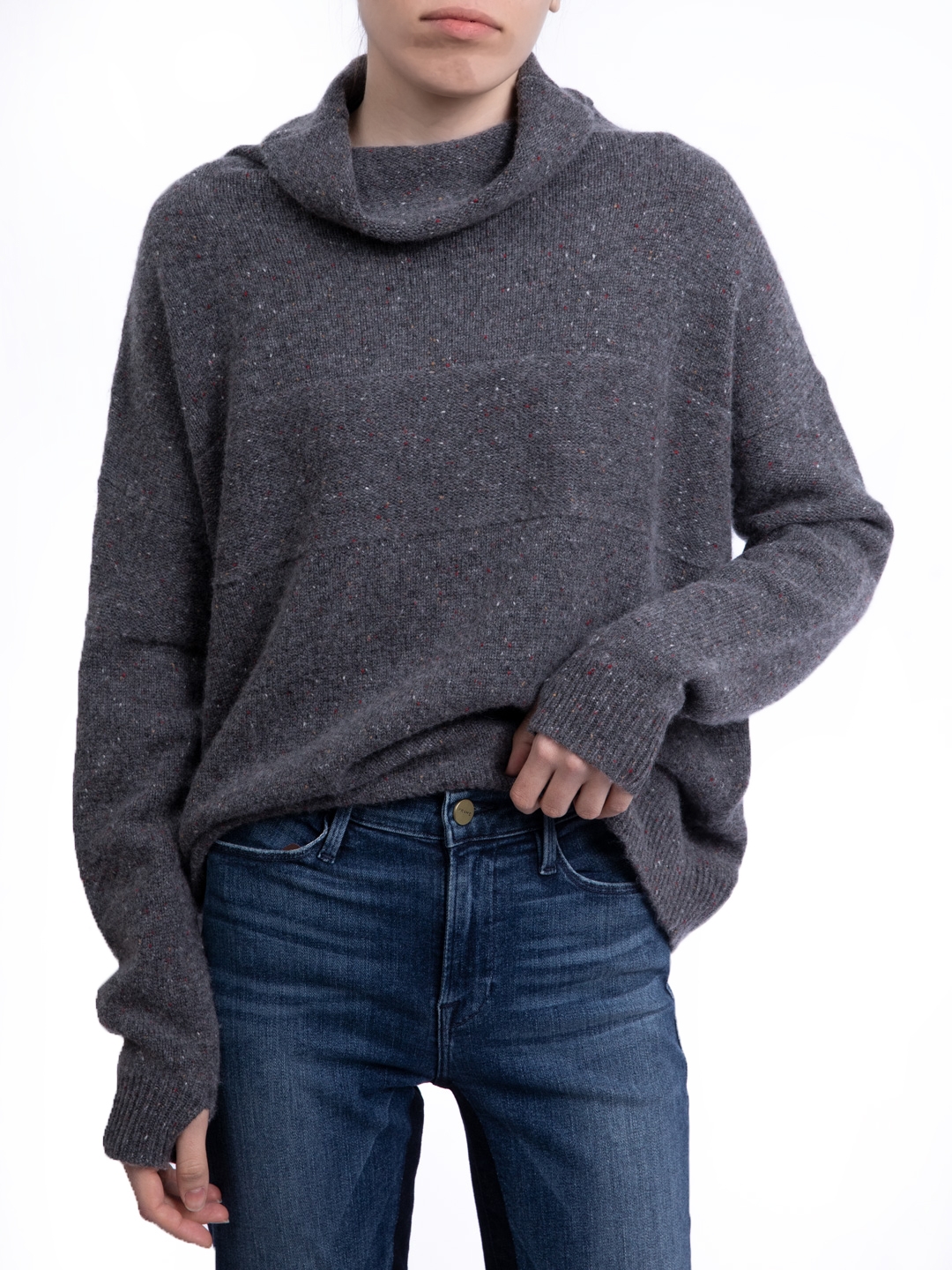 Джинсы с контрастными вставками — купить в интернет-магазине Verdistore