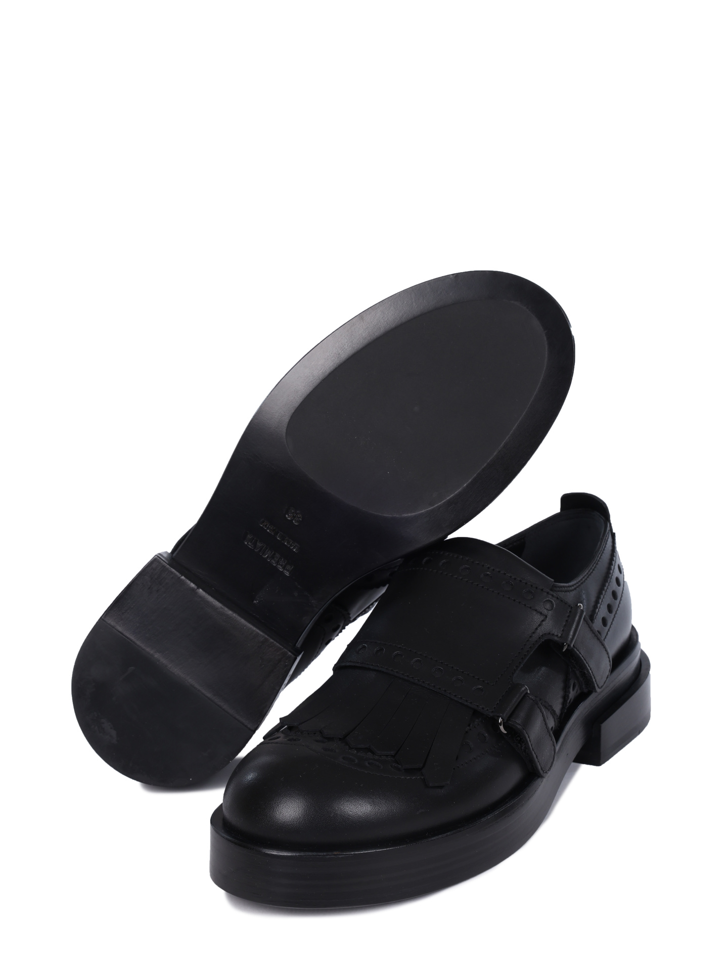 Туфли Premiata M6812 черные женские из кожи — купить в интернет-магазине Verdistore