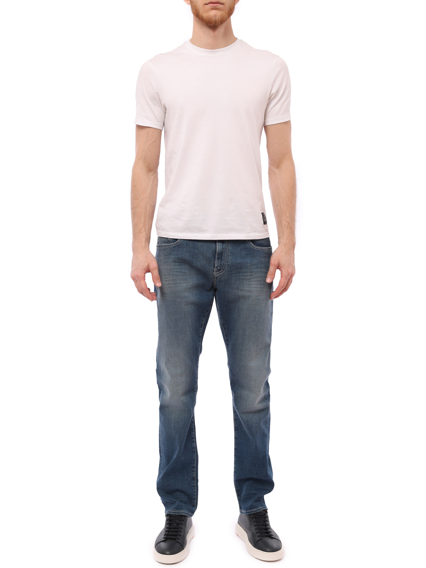 Джинсы Armani Exchange 6ZZJ13 Z2DCZ синие мужские — купить в интернет-магазине Verdistore