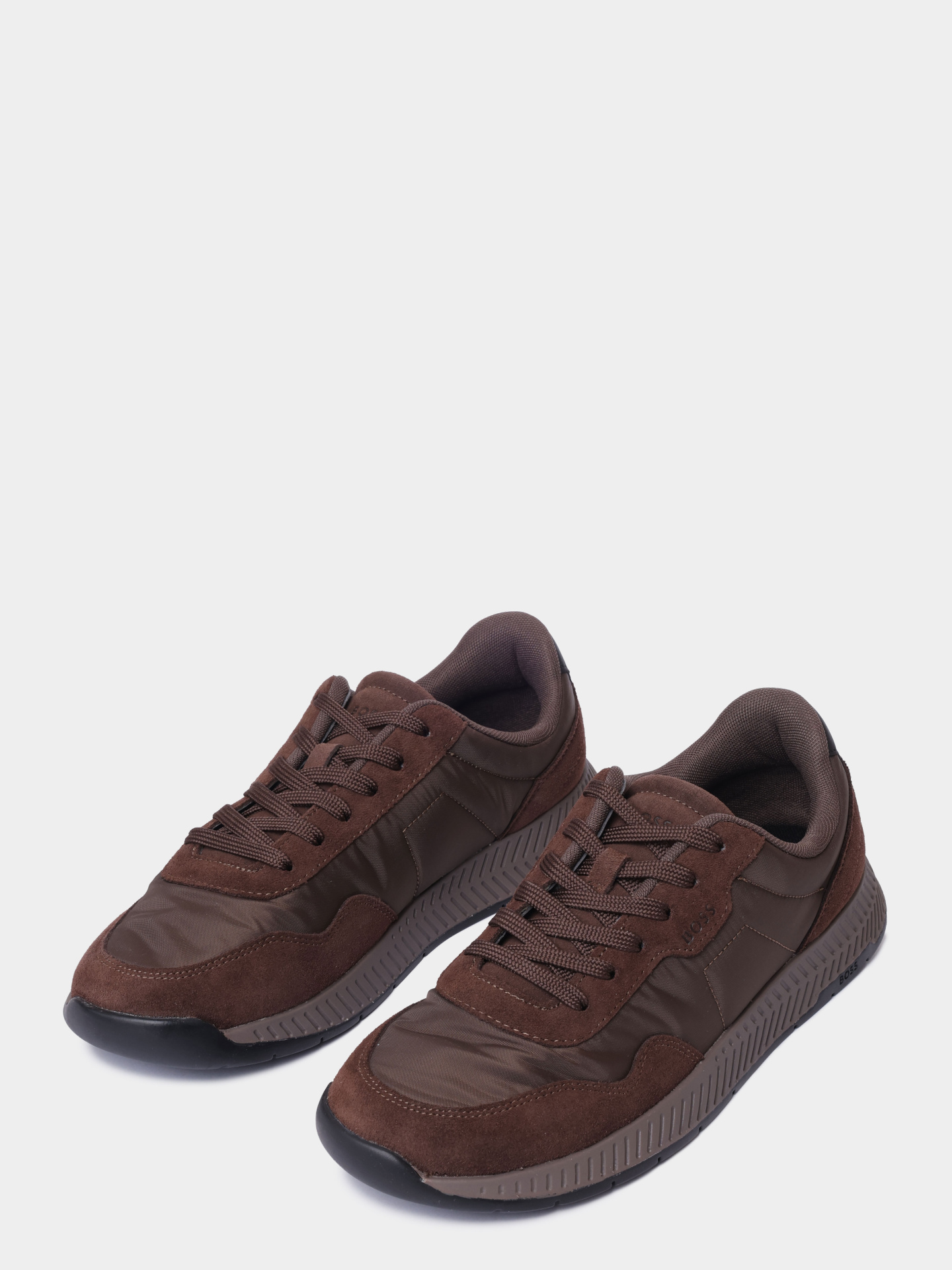 Кроссовки Boss Titanium_Runn_sdnypa 10275890 01 50552895 205 коричневые мужские  — купить в интернет-магазине Verdistore