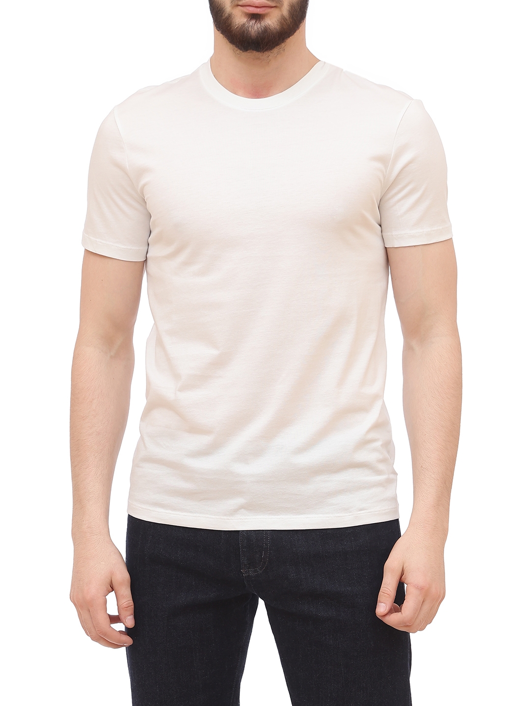 Футболка Armani Exchange 8NZT74 ZJA5Z 1100 белая мужская из хлопка — купить в интернет-магазине Verdistore