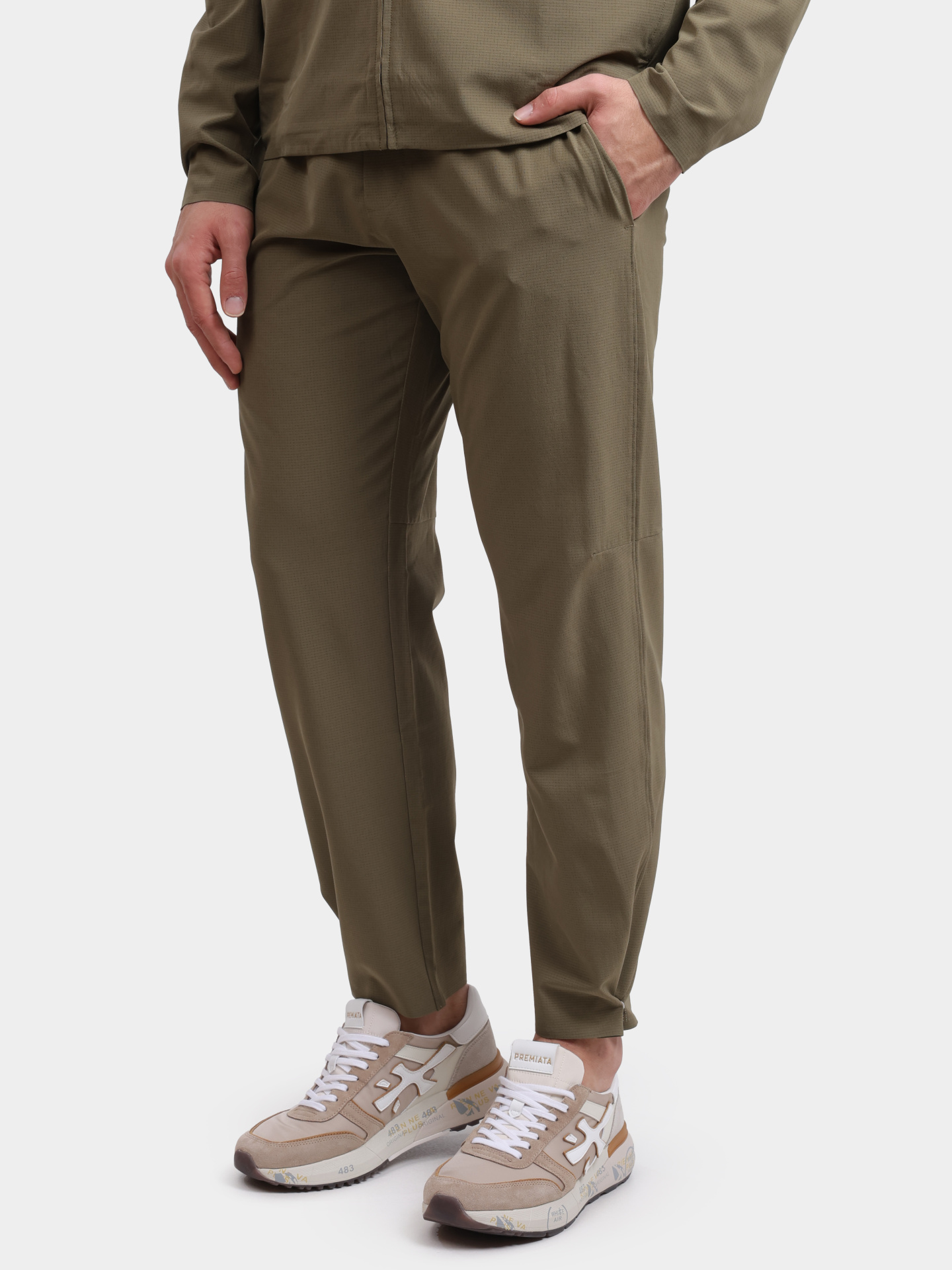 Брюки Calvin Klein LVGMS5P651 LB6 оливковые мужские  — купить в интернет-магазине Verdistore