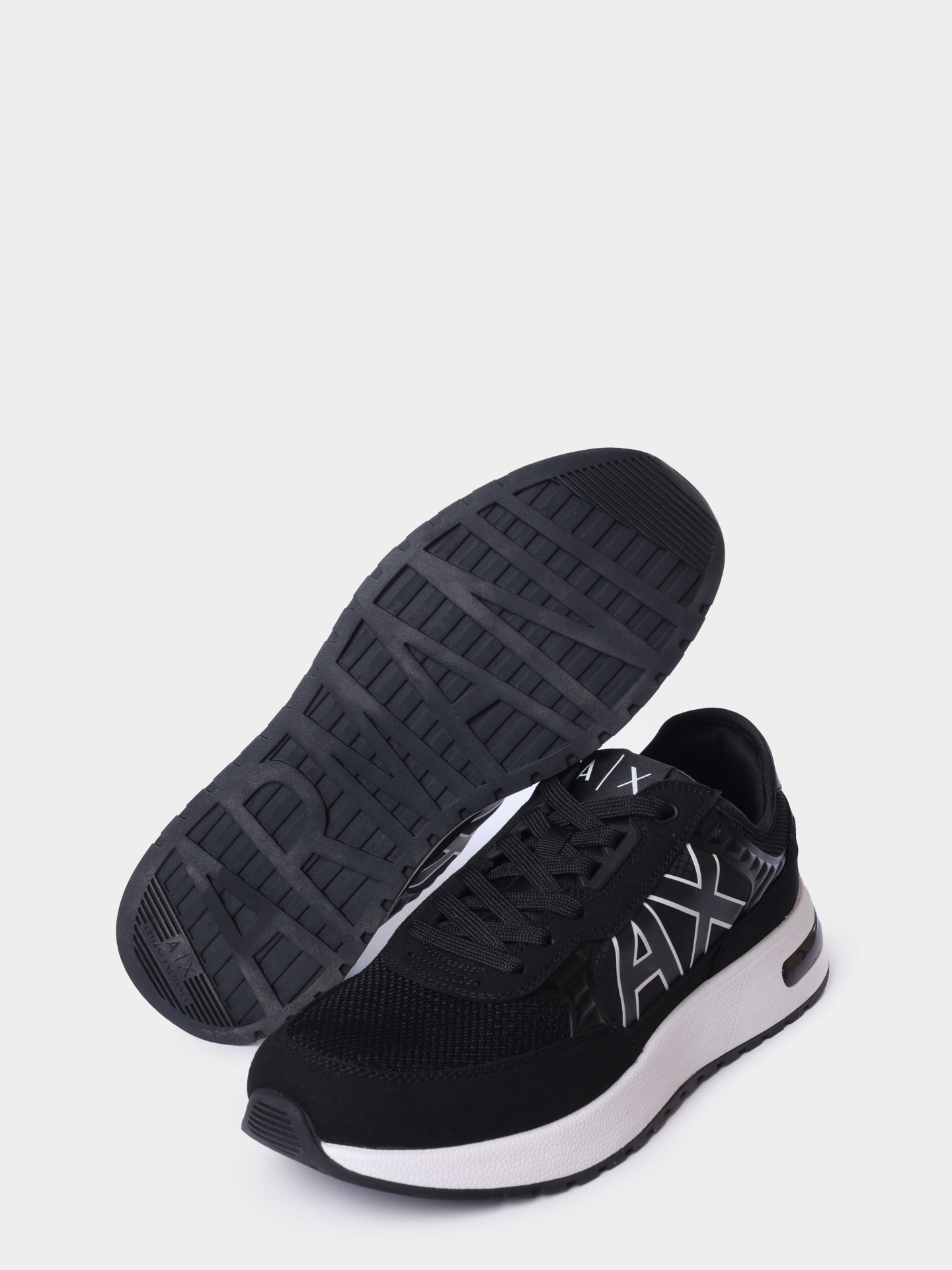 Кроссовки Armani Exchange XUX090 XV276 00002 черные мужские — купить в интернет-магазине Verdistore