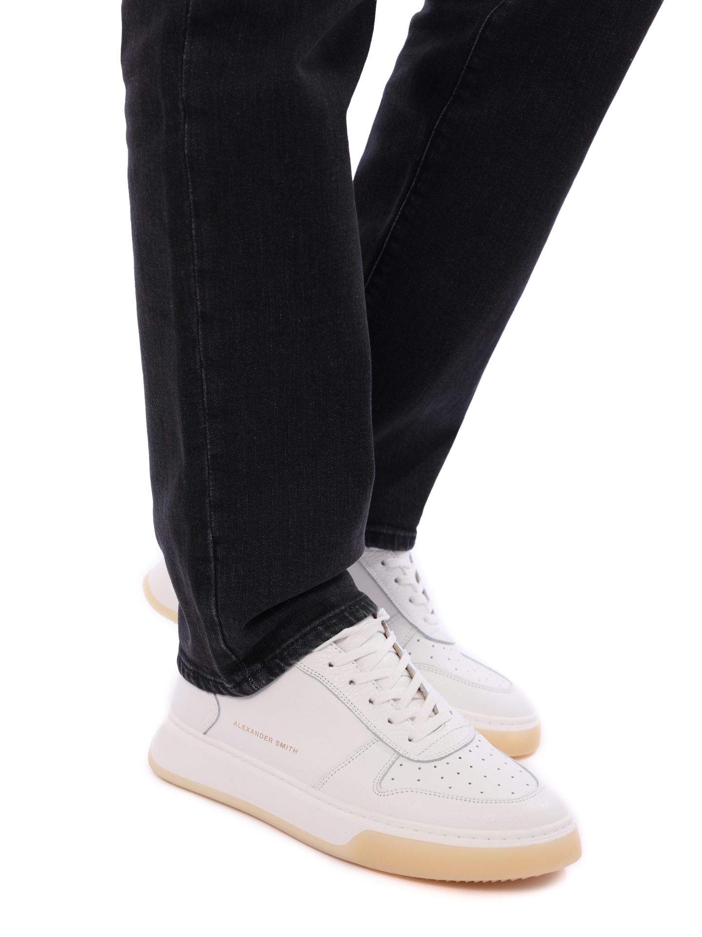 Кеды Alexander Smith AW T2U 91 TWT белые мужские с перфорацией — купить в интернет-магазине Verdistore