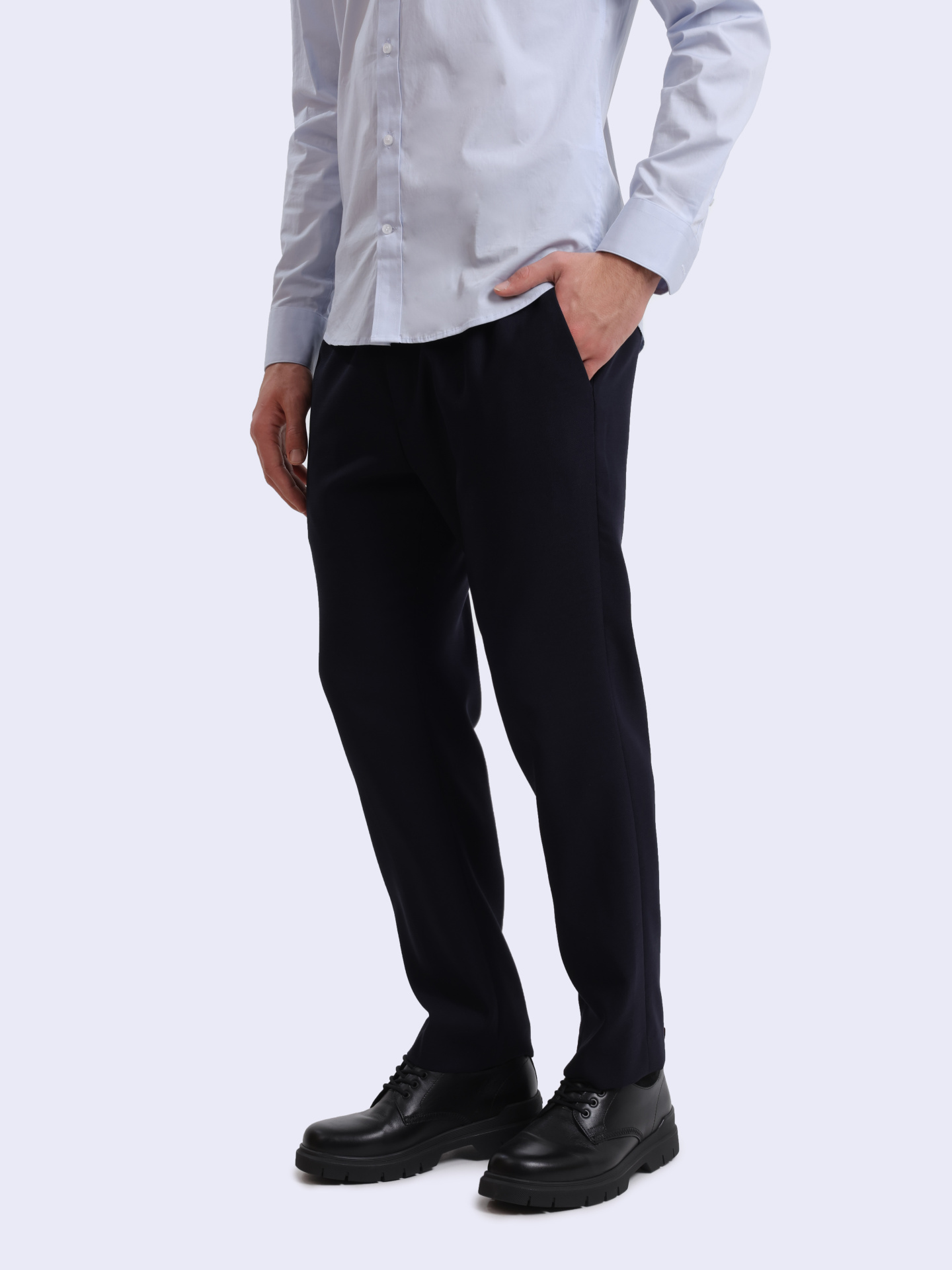 Брюки Calvin Klein K10K109956 темно-синие мужские на резинке — купить в интернет-магазине Verdistore