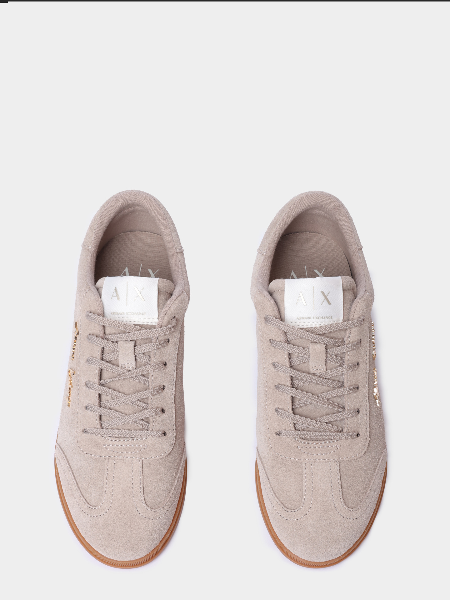 Кеды Armani Exchange XW002797 AF17465 U6223 замшевые женские — купить в интернет-магазине Verdistore