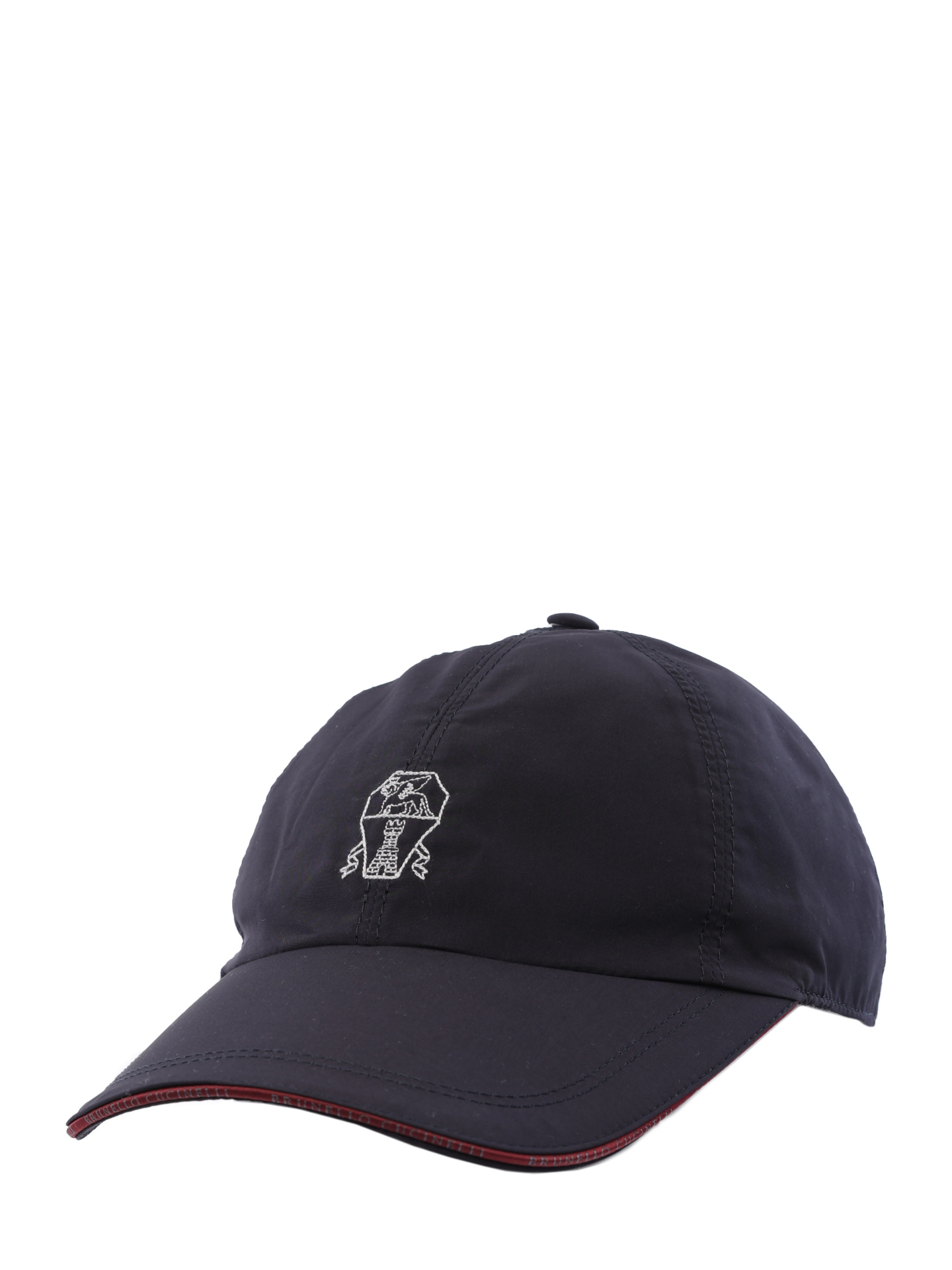 Бейсболка Brunello Cucinelli MD4799993 C4506 темно-синяя мужская с логотипом — купить в интернет-магазине Verdistore