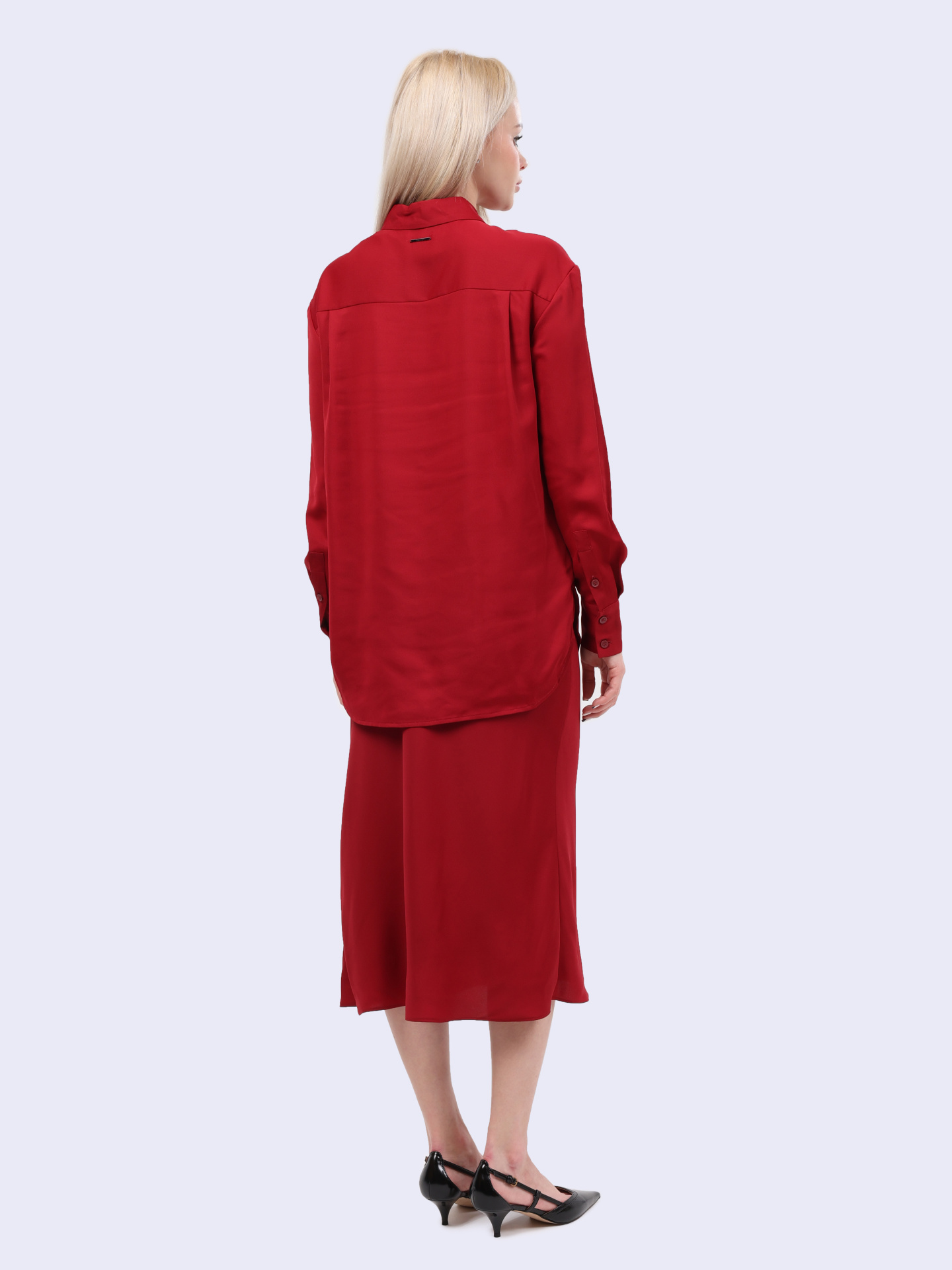 Блуза Calvin Klein K20K207584 XAI красная женская — купить в интернет-магазине Verdistore