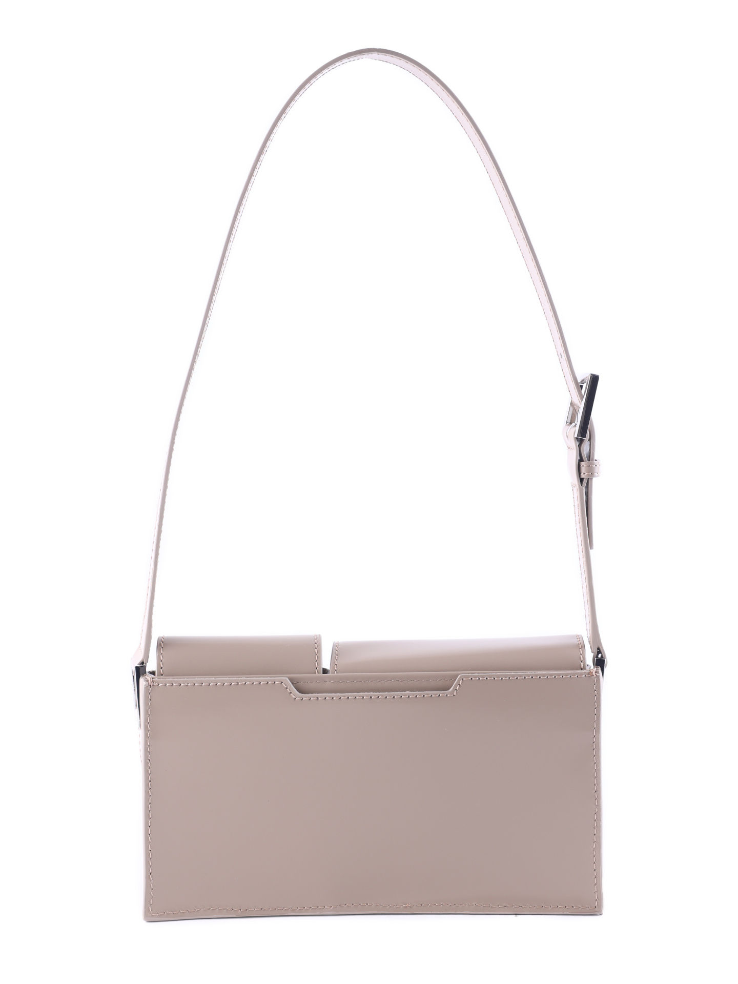 Сумка By Far 22CRBABYBOKHWSMA KH бежевая женская из кожи — купить в интернет-магазине Verdistore