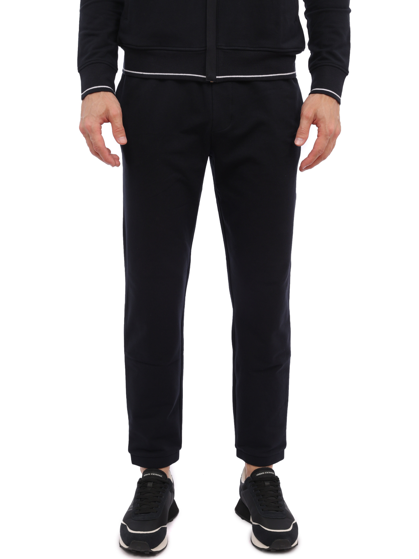 Брюки спортивные Armani Exchange 8NZP82 ZJH3Z 1510 темно-синие мужские — купить в интернет-магазине Verdistore