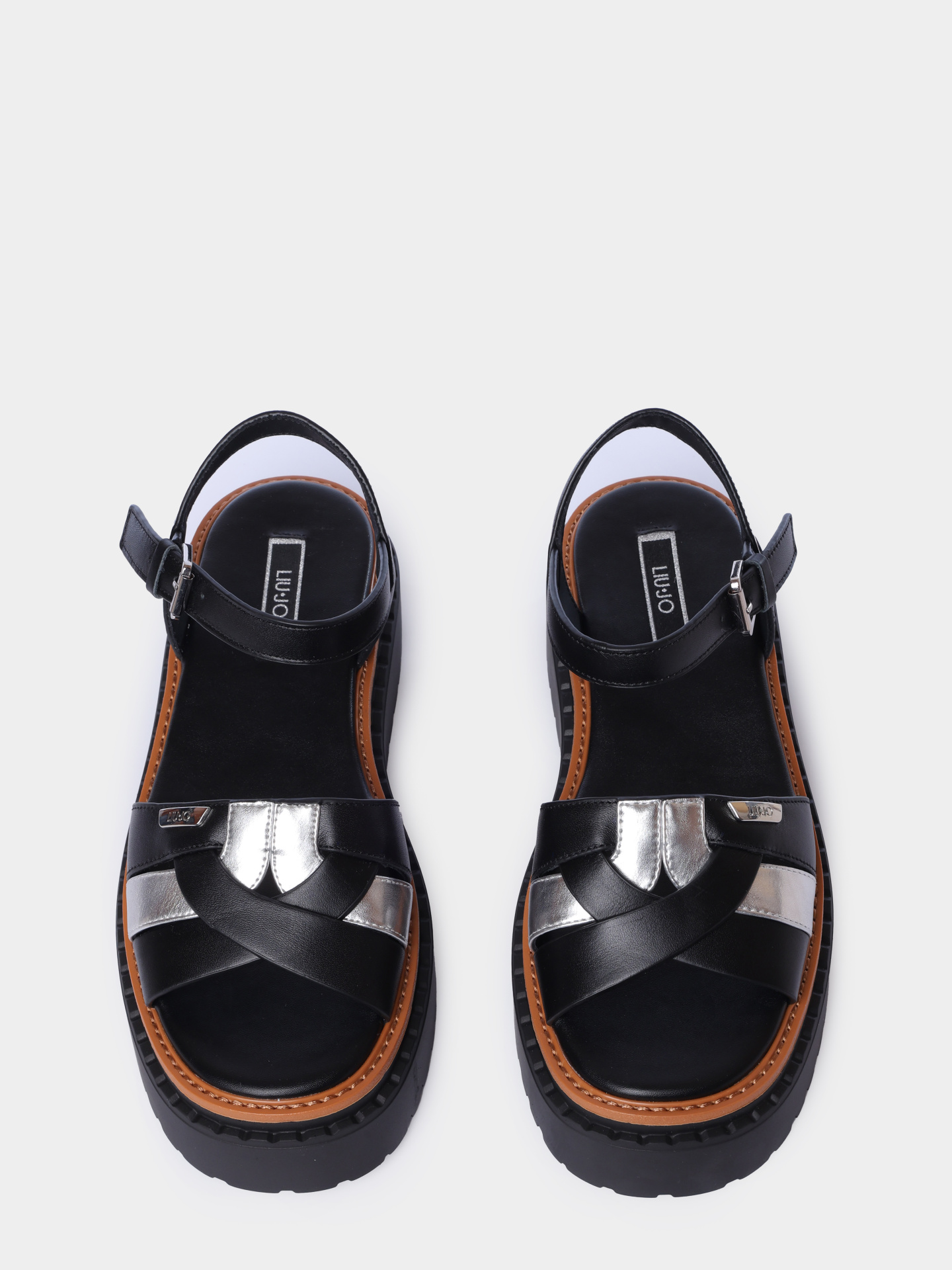 Босоножки Liu-Jo BESSIE 01 SA6159PX02601039 черные женские — купить в интернет-магазине Verdistore