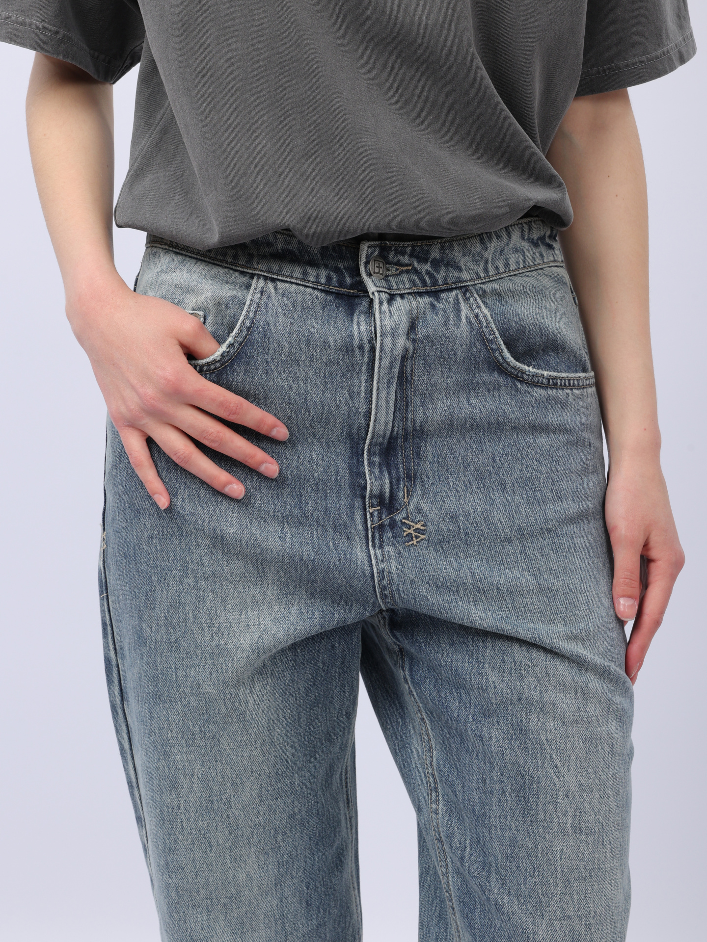 Джинсы Ksubi WSP24DJ041 голубые женские — купить в интернет-магазине Verdistore